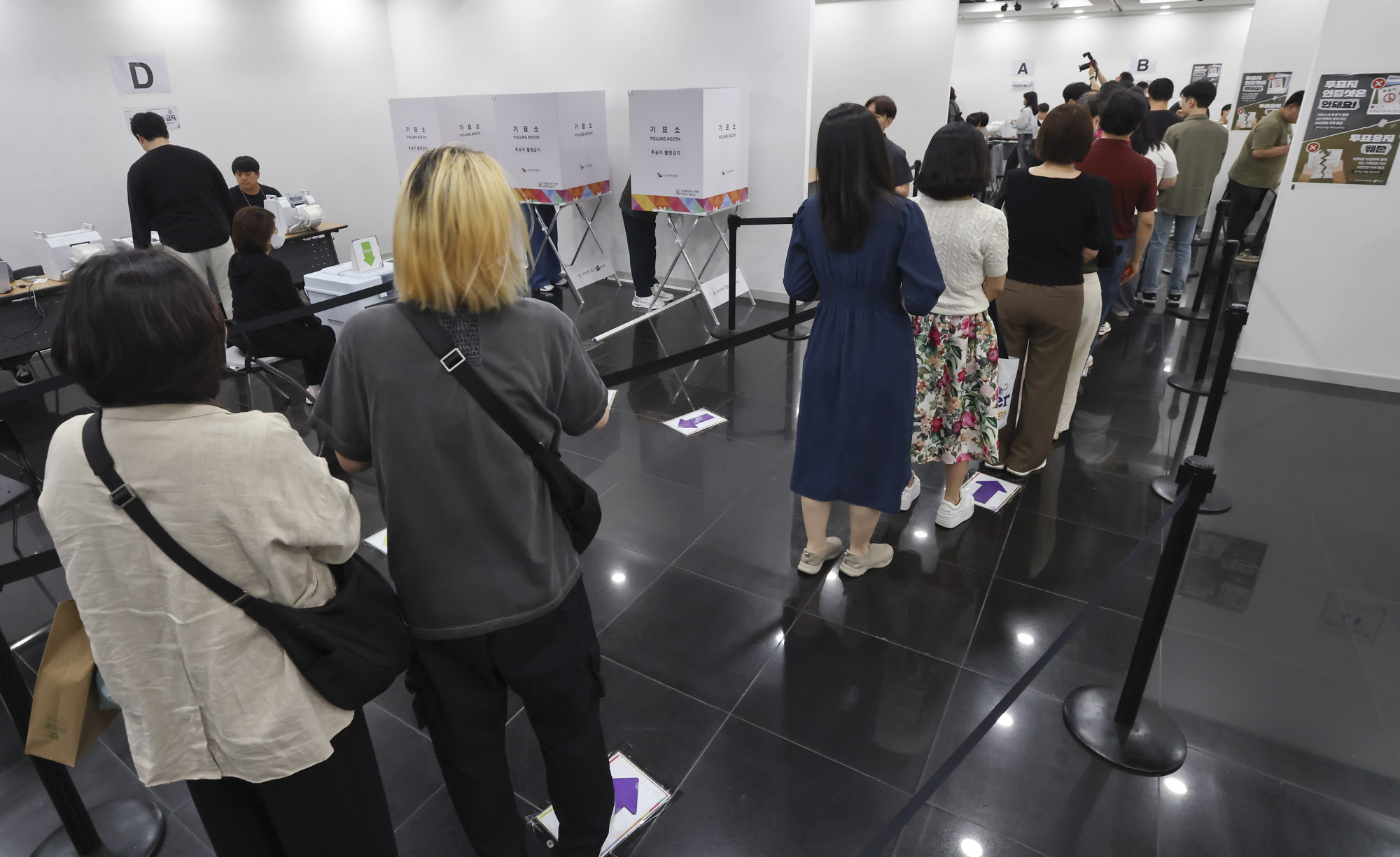 21제대통령선거;사전투표소;유권자;투표;선거;대선