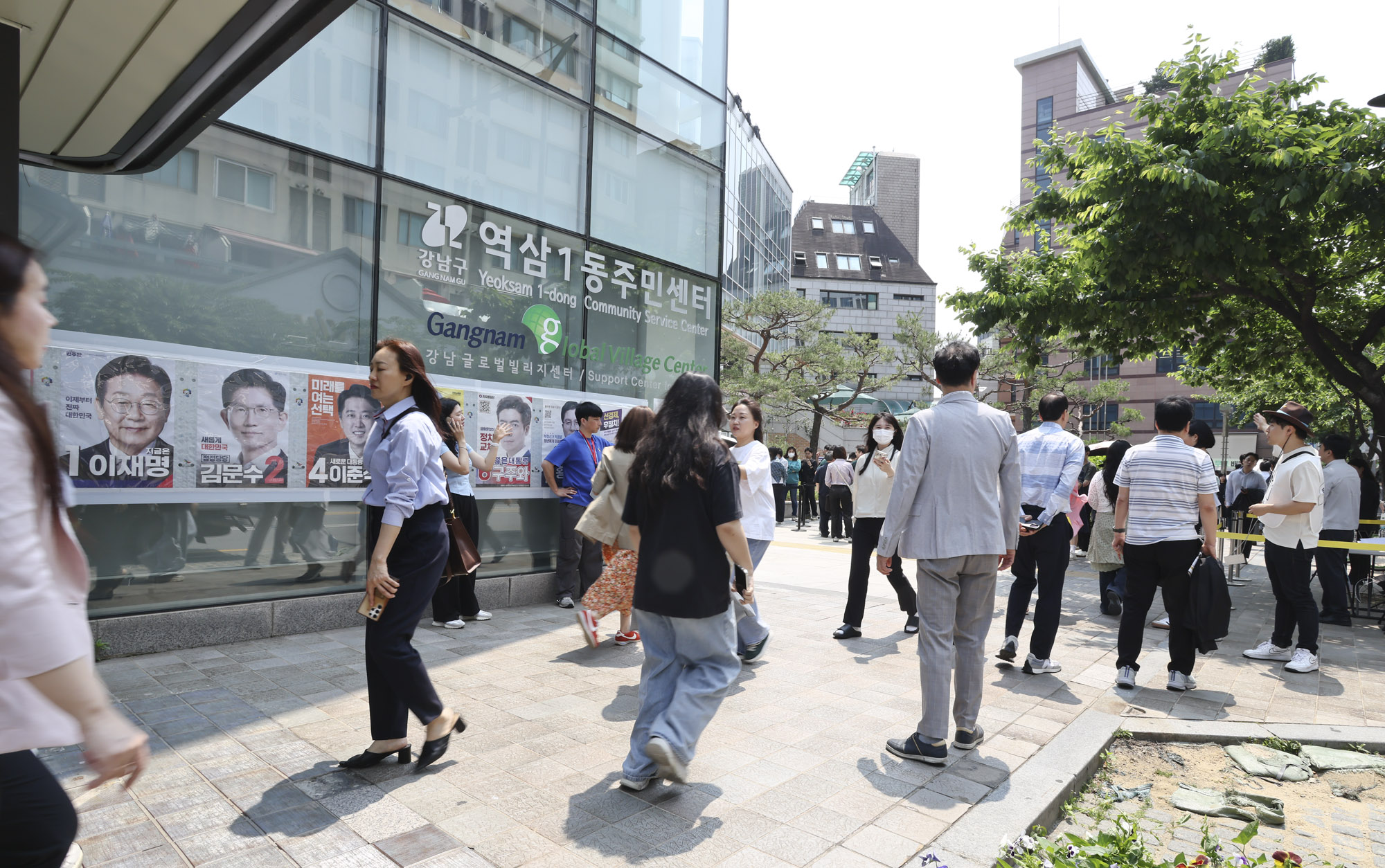 21제대통령선거;사전투표소;유권자;투표;선거;대선