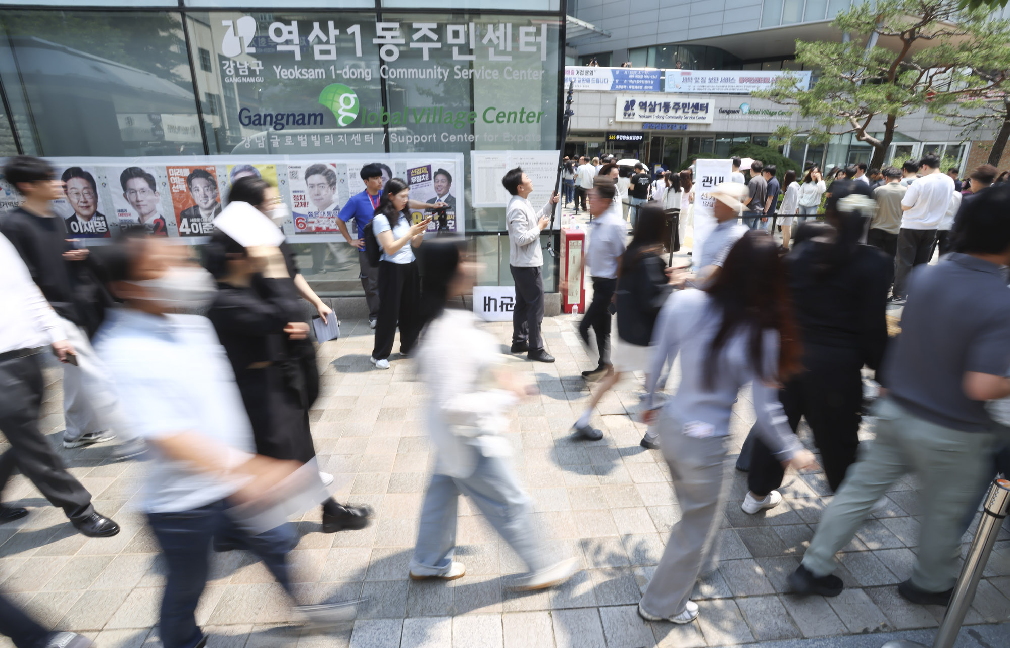 21제대통령선거;사전투표소;유권자;투표;선거;대선