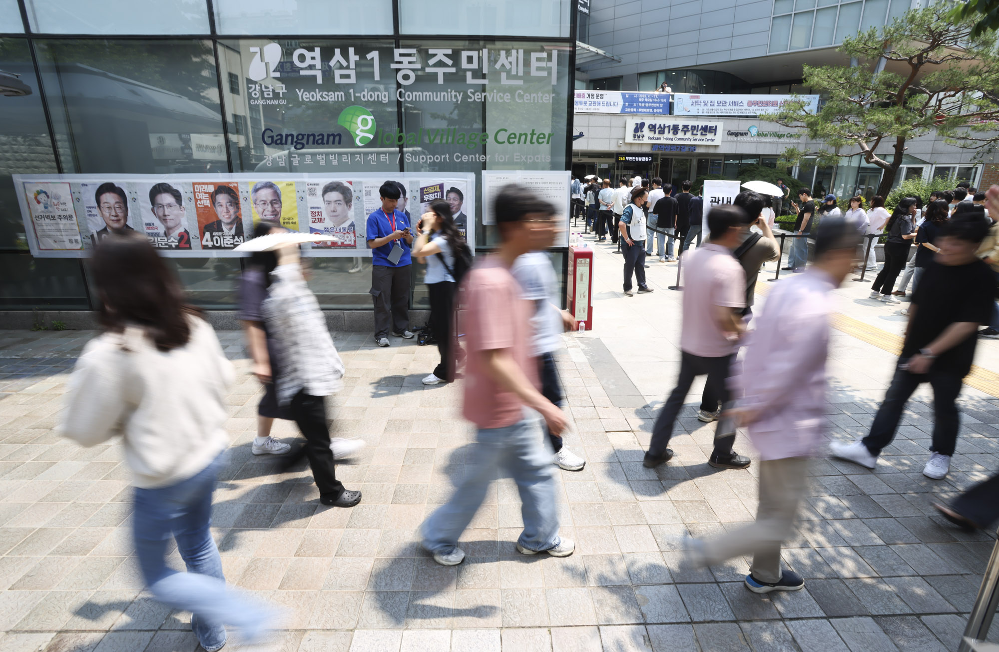 21제대통령선거;사전투표소;유권자;투표;선거;대선