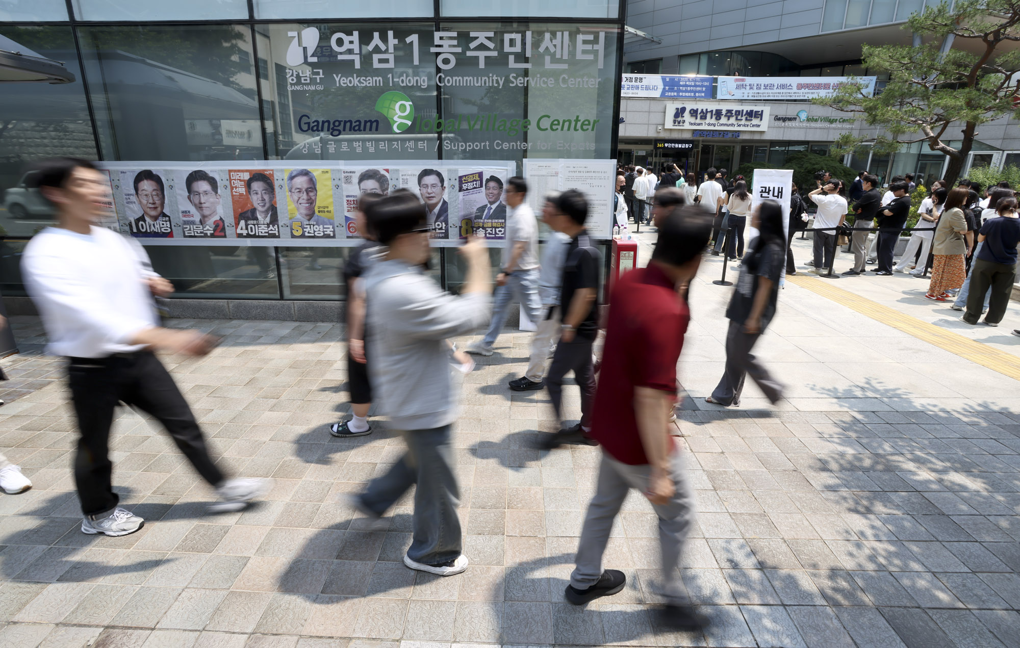 21제대통령선거;사전투표소;유권자;투표;선거;대선