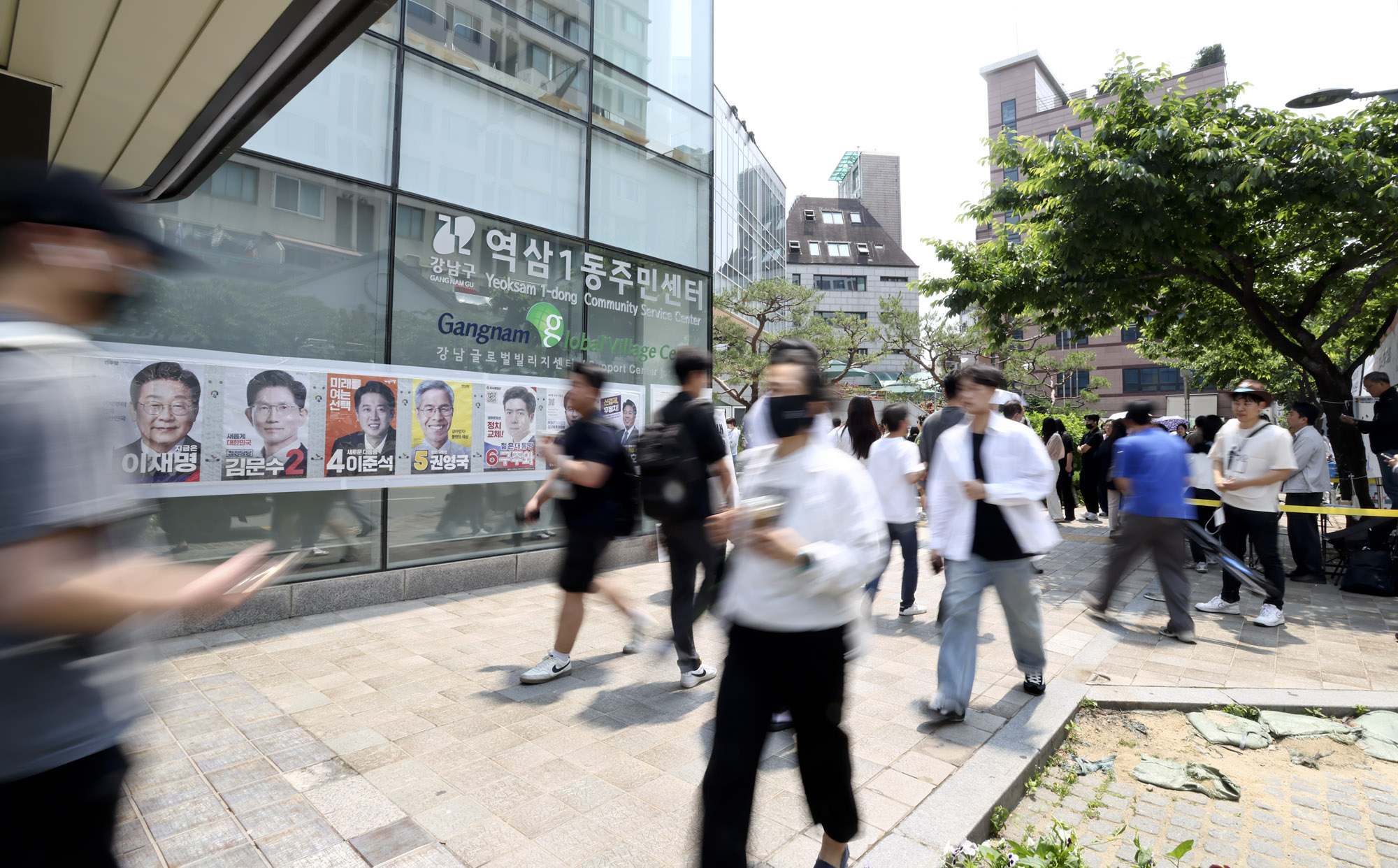 21제대통령선거;사전투표소;유권자;투표;선거;대선