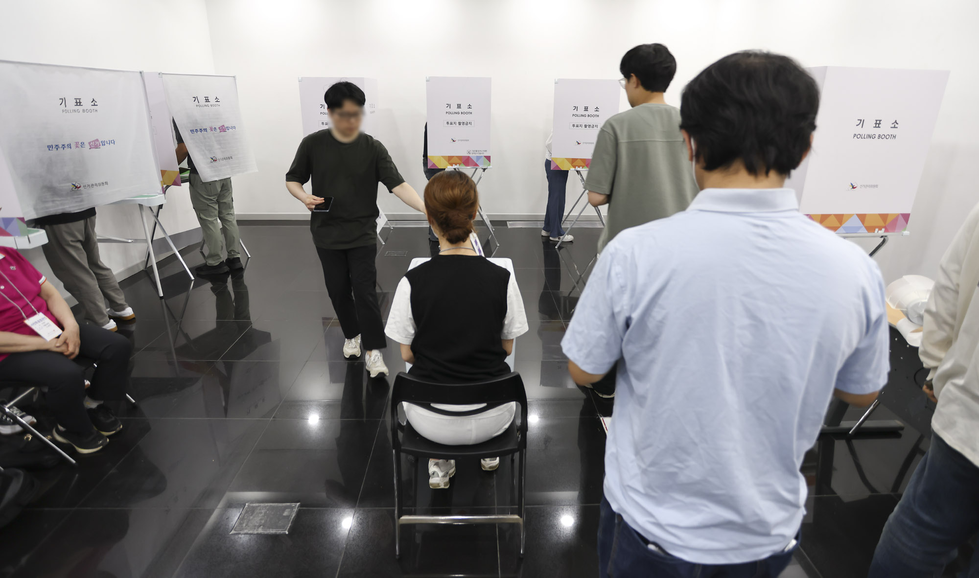 21제대통령선거;사전투표소;유권자;투표;선거;대선