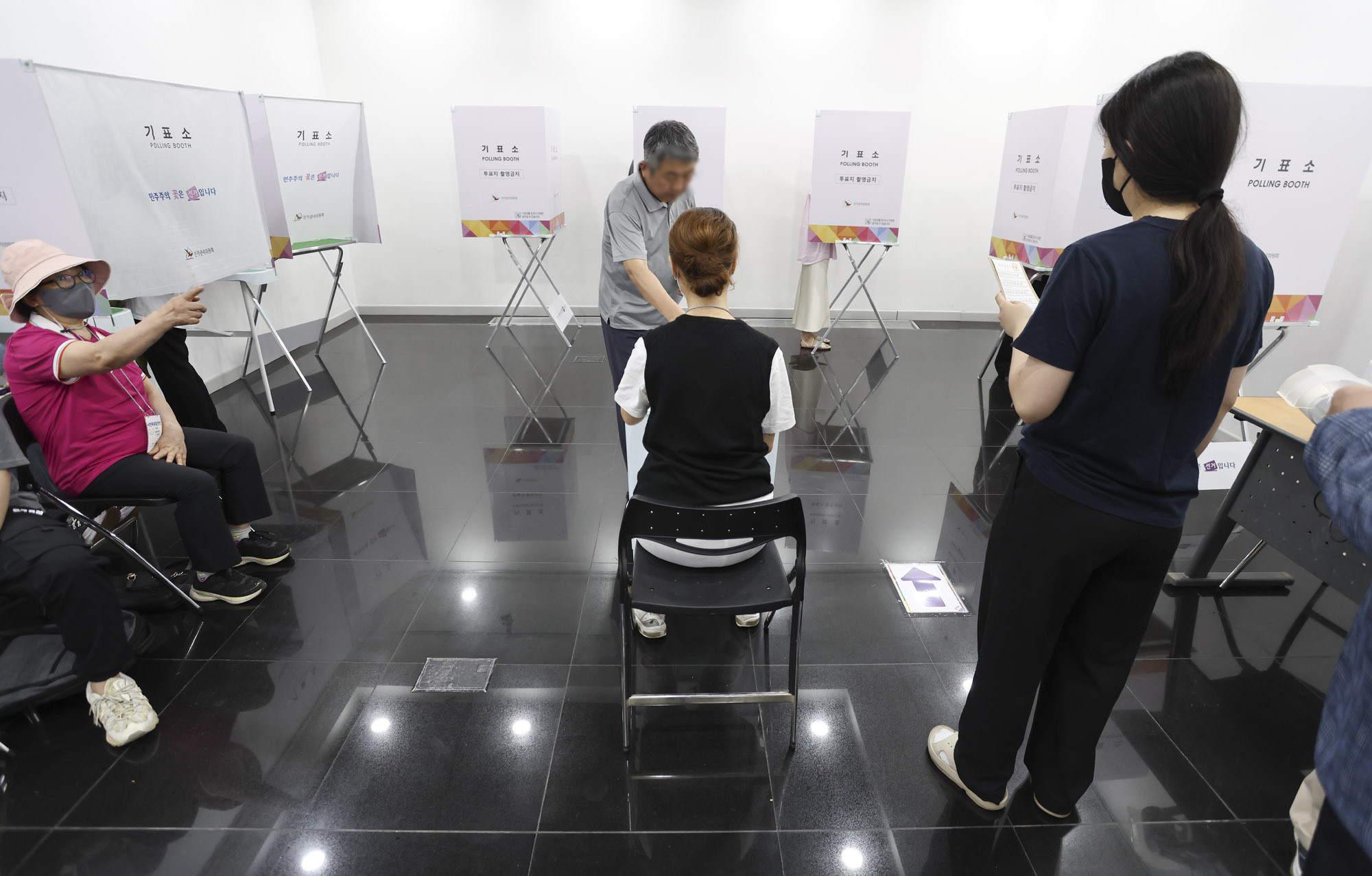 21제대통령선거;사전투표소;유권자;투표;선거;대선
