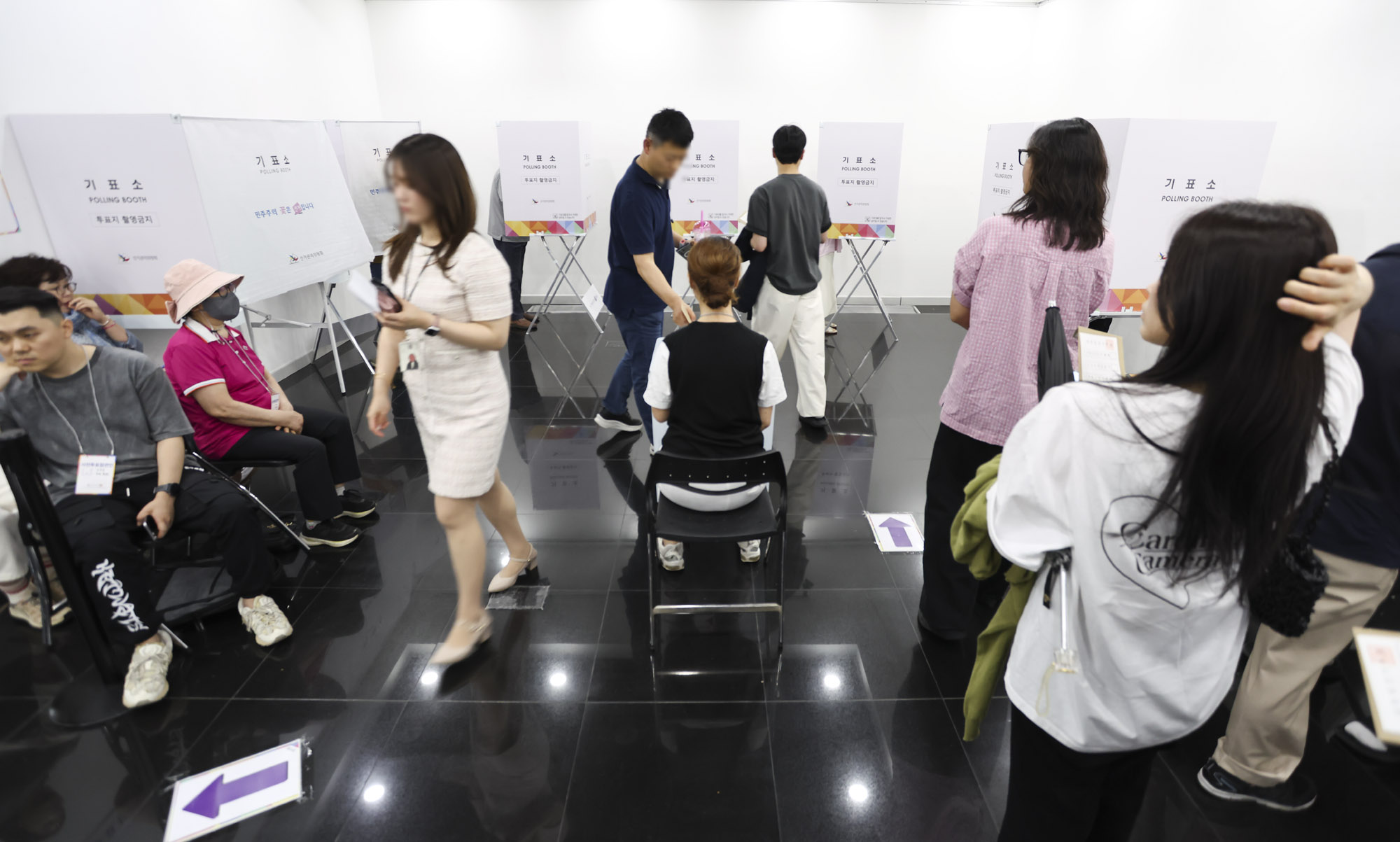 21제대통령선거;사전투표소;유권자;투표;선거;대선