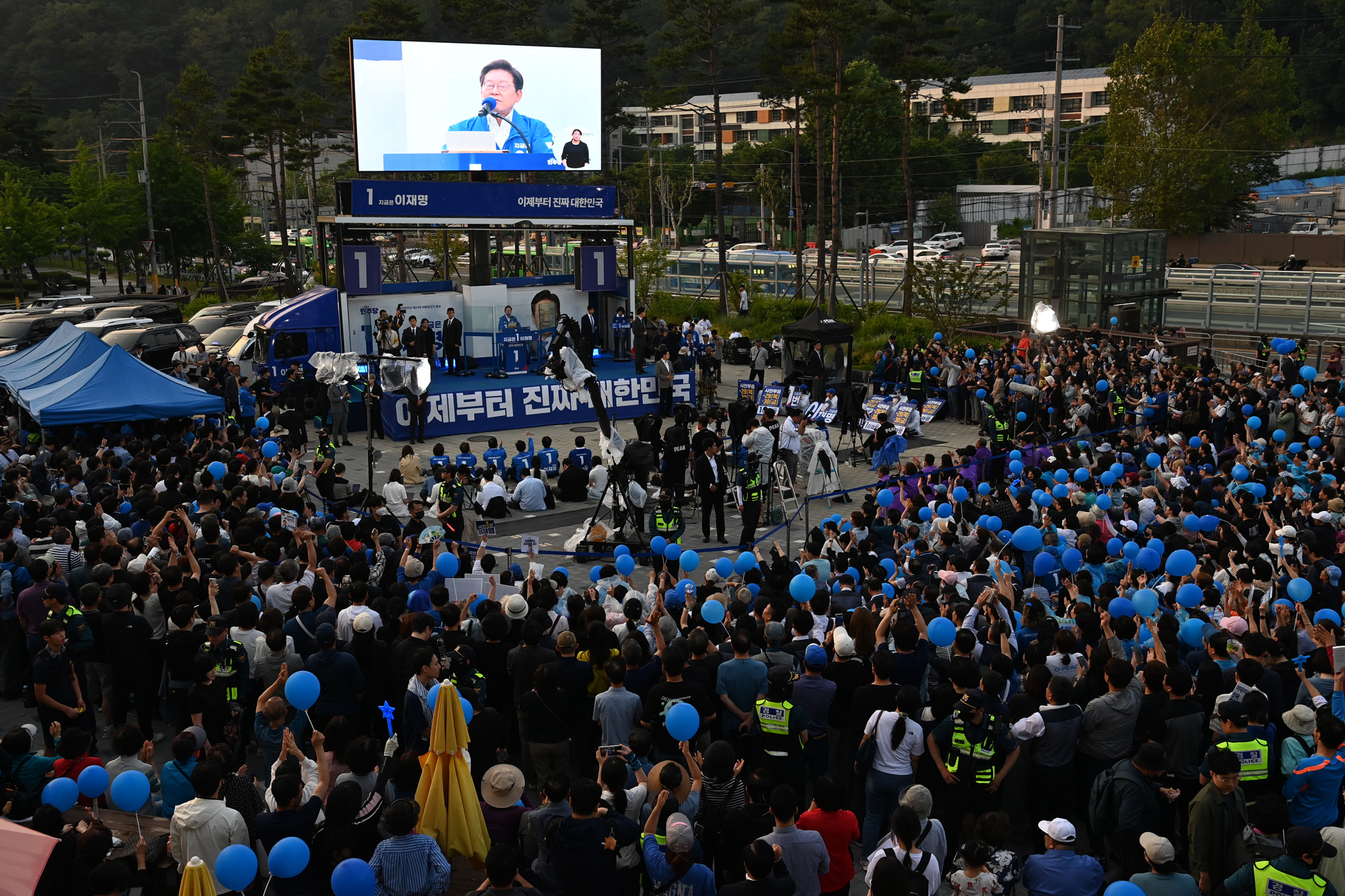 정치;대선;대선후보;21대대통령선거후보유세;대선유세현장;이재명