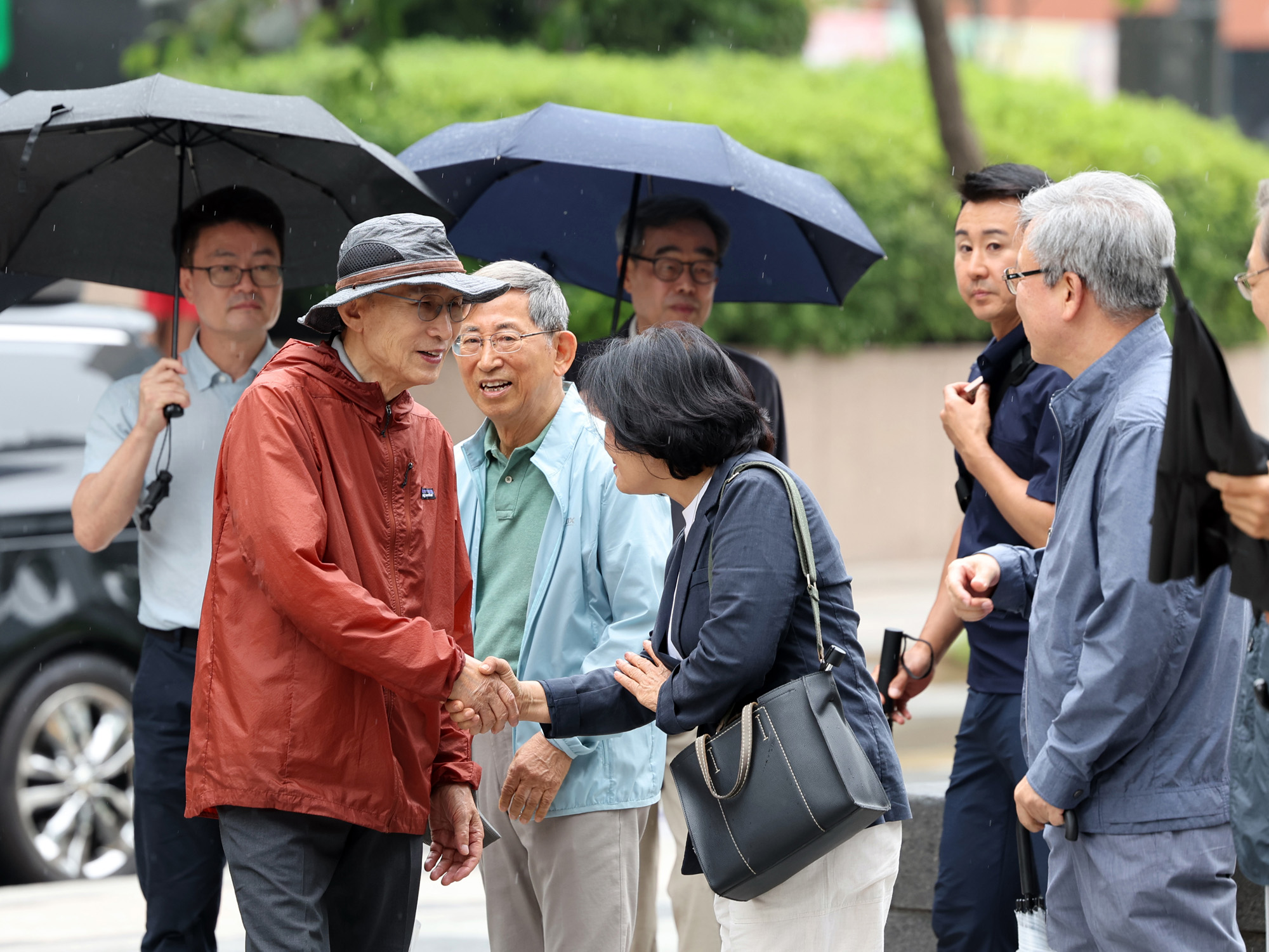 이명박 청계천 산책 대선