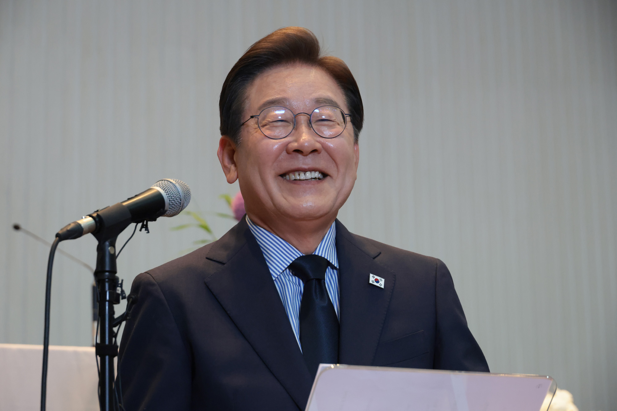 정치;더불어민주당대선후보;이재명;대선후보;이재명연설;유세현장;성남주민교회