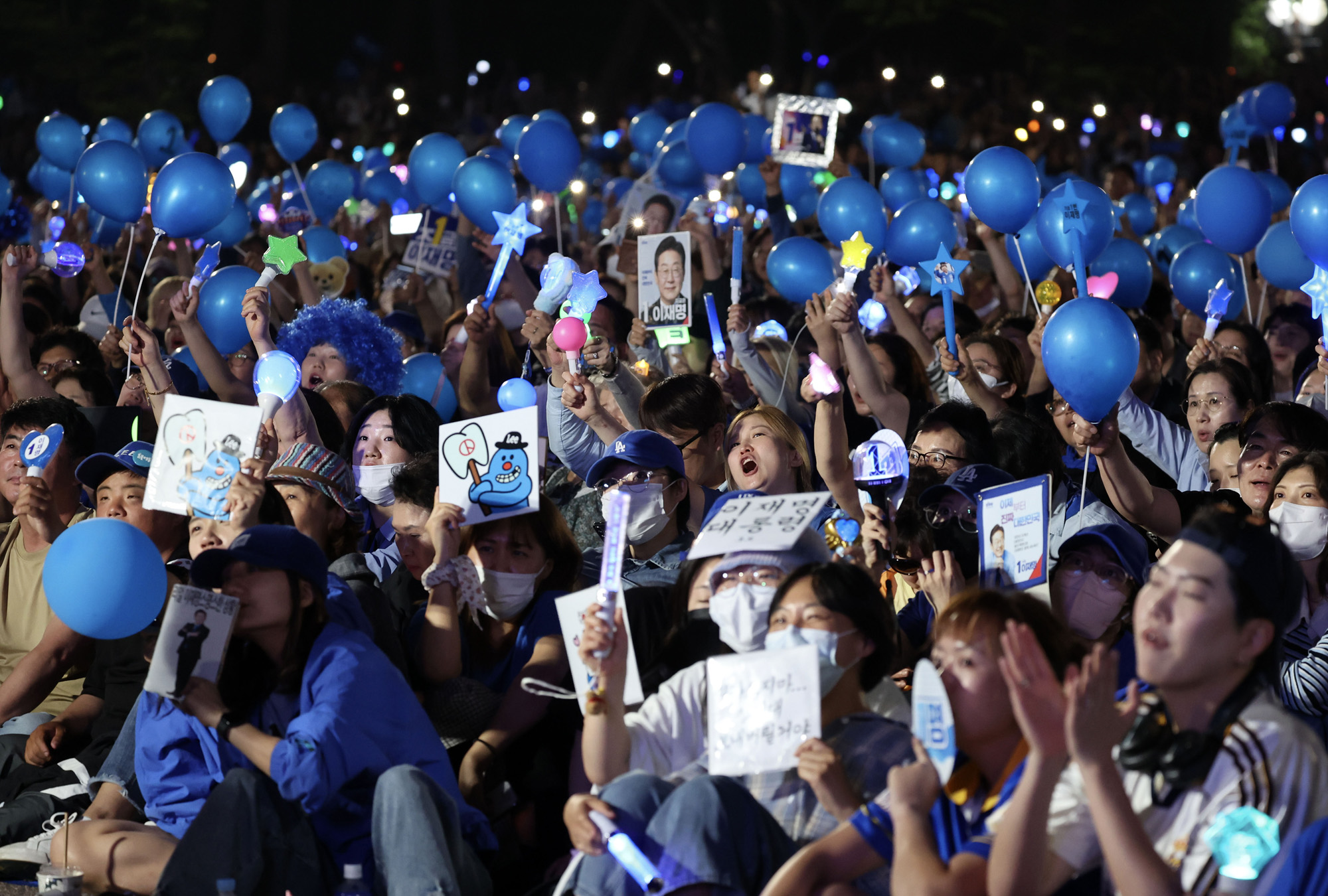 정치;더불어민주당대선후보;이재명;대선후보;이재명연설;유세현장;이재명여의도공원유세