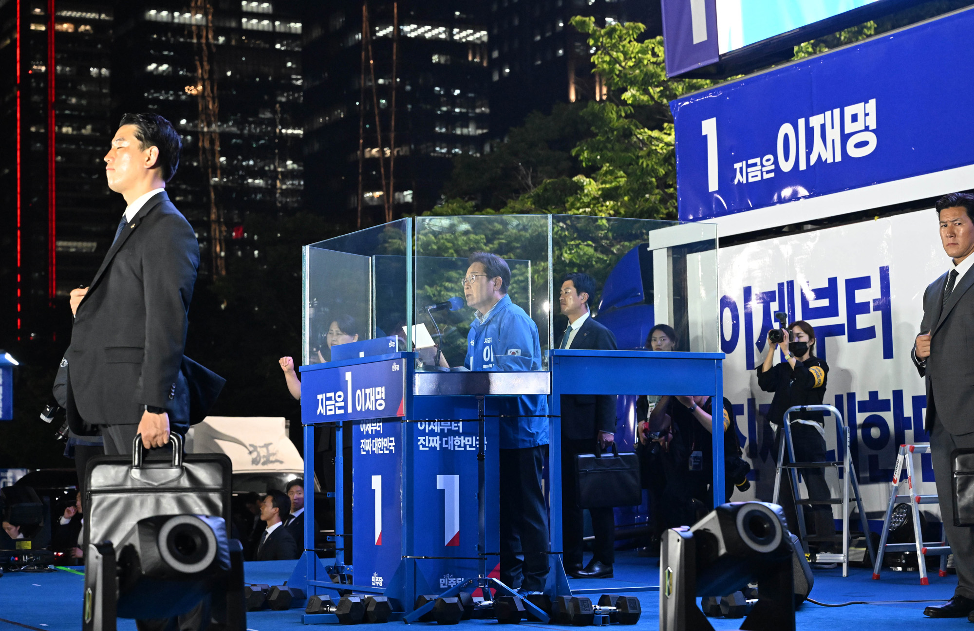 정치;더불어민주당대선후보;이재명;대선후보;이재명연설;유세현장;이재명여의도공원유세