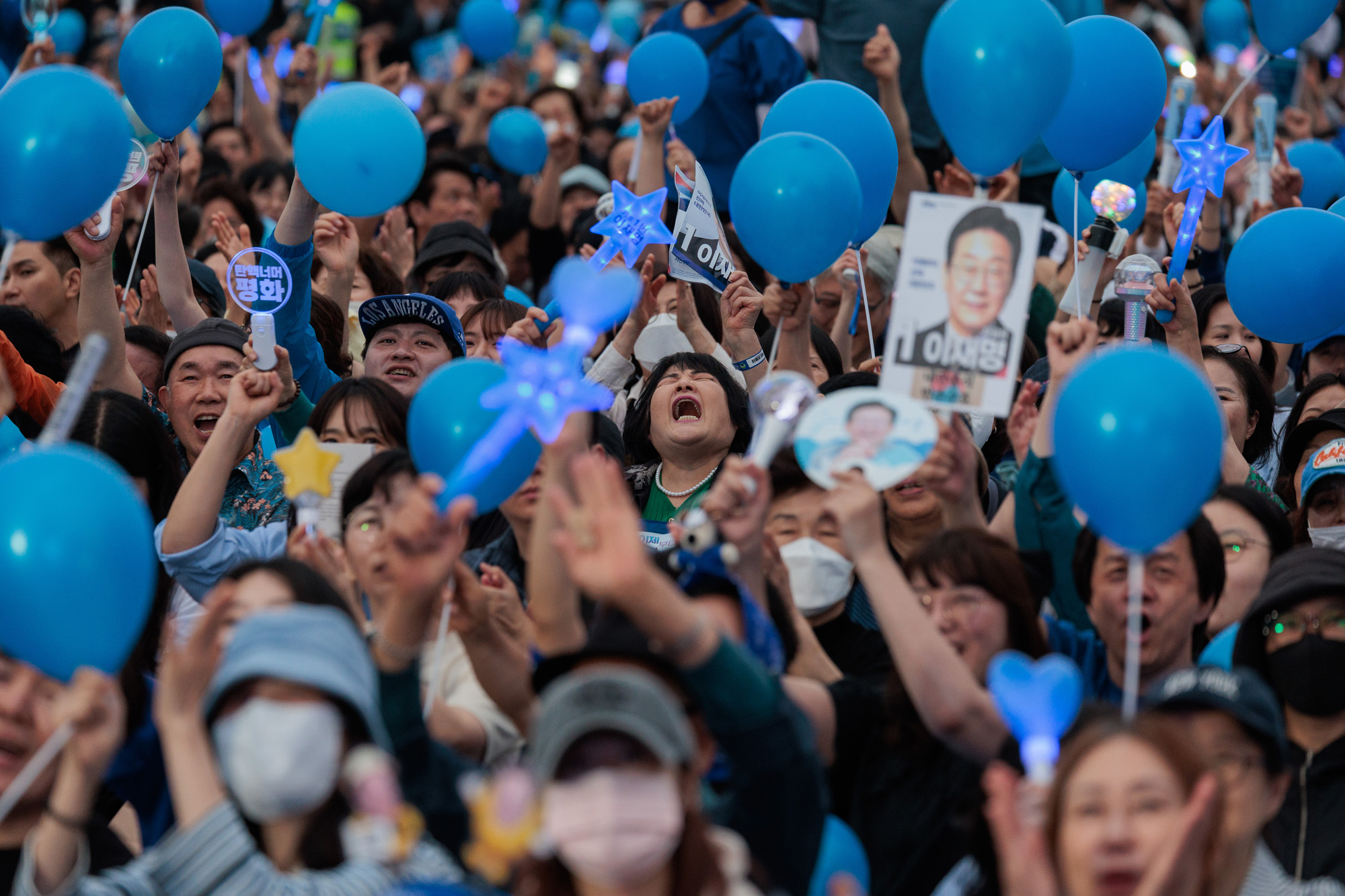 정치;이재명;대선후보;유세현장;이재명여의도공원유세