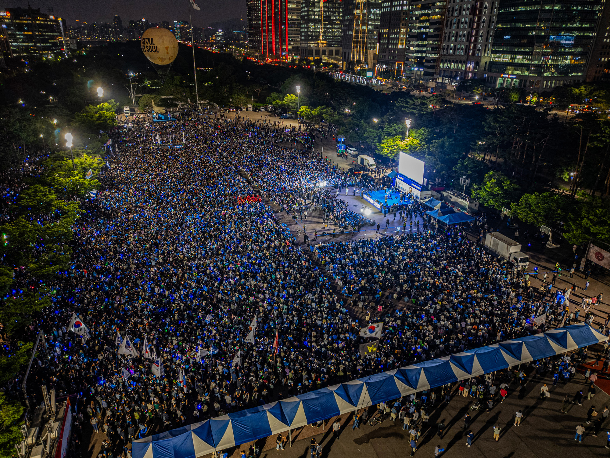 정치;이재명;대선후보;유세현장;이재명여의도공원유세