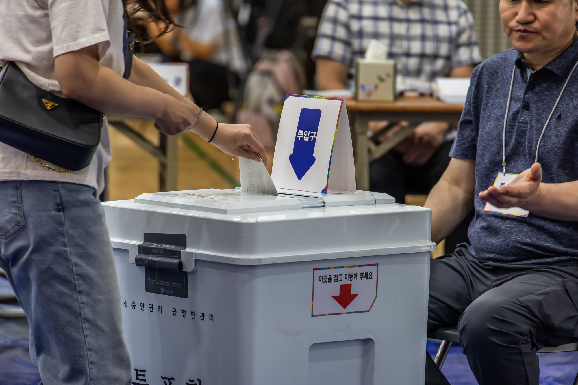 정치;선거;투표;대통령선거;제21대대통령선거투표;문래동제1투표소스케치;21대대선