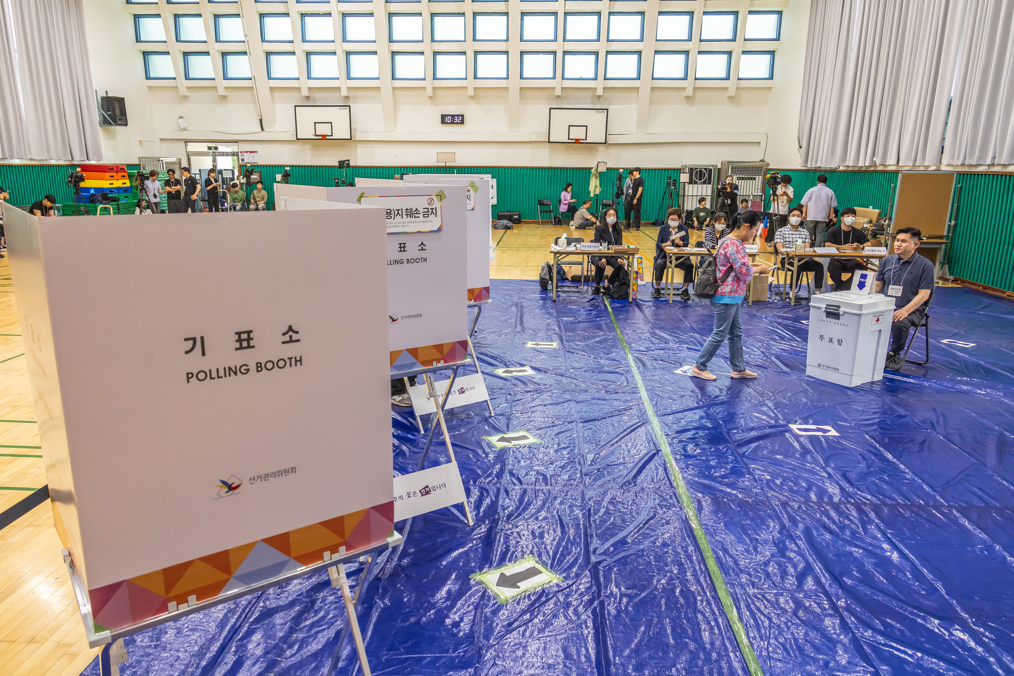 정치;선거;투표;대통령선거;제21대대통령선거투표;문래동제1투표소스케치;21대대선