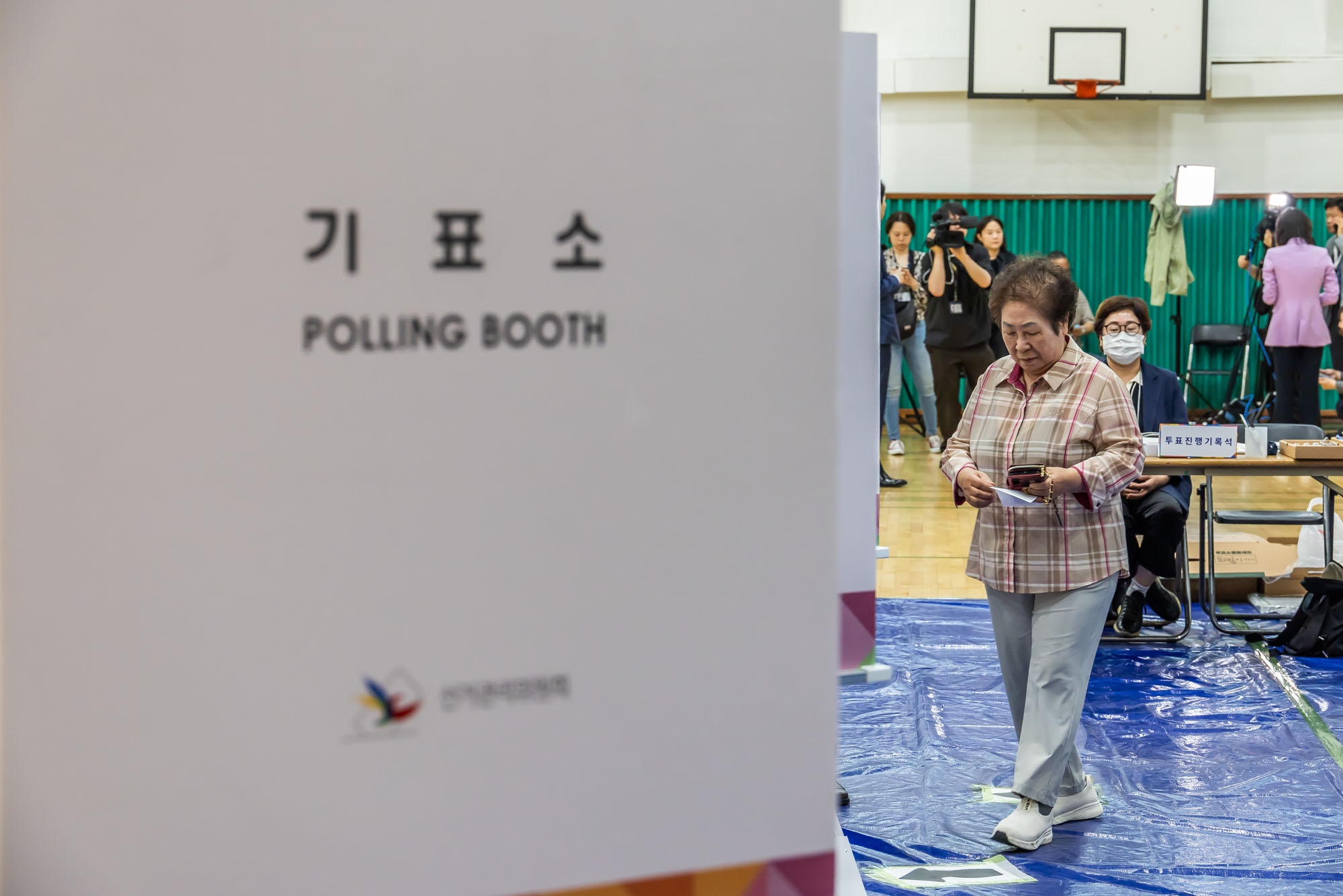 정치;선거;투표;대통령선거;제21대대통령선거투표;문래동제1투표소스케치;21대대선