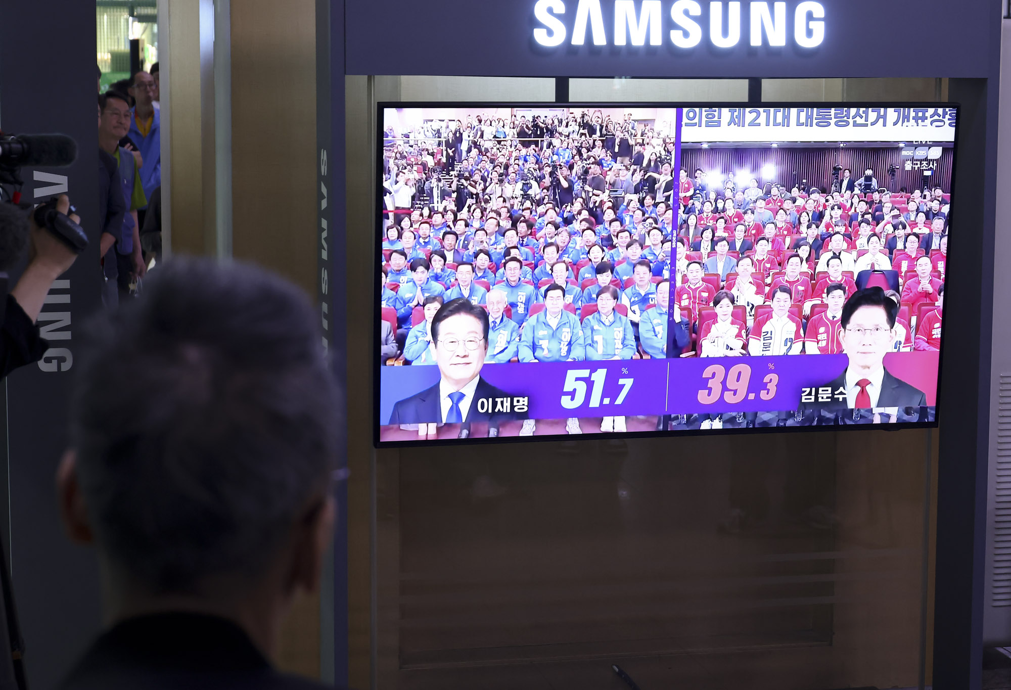 대선;출구조사;이재명;김문수