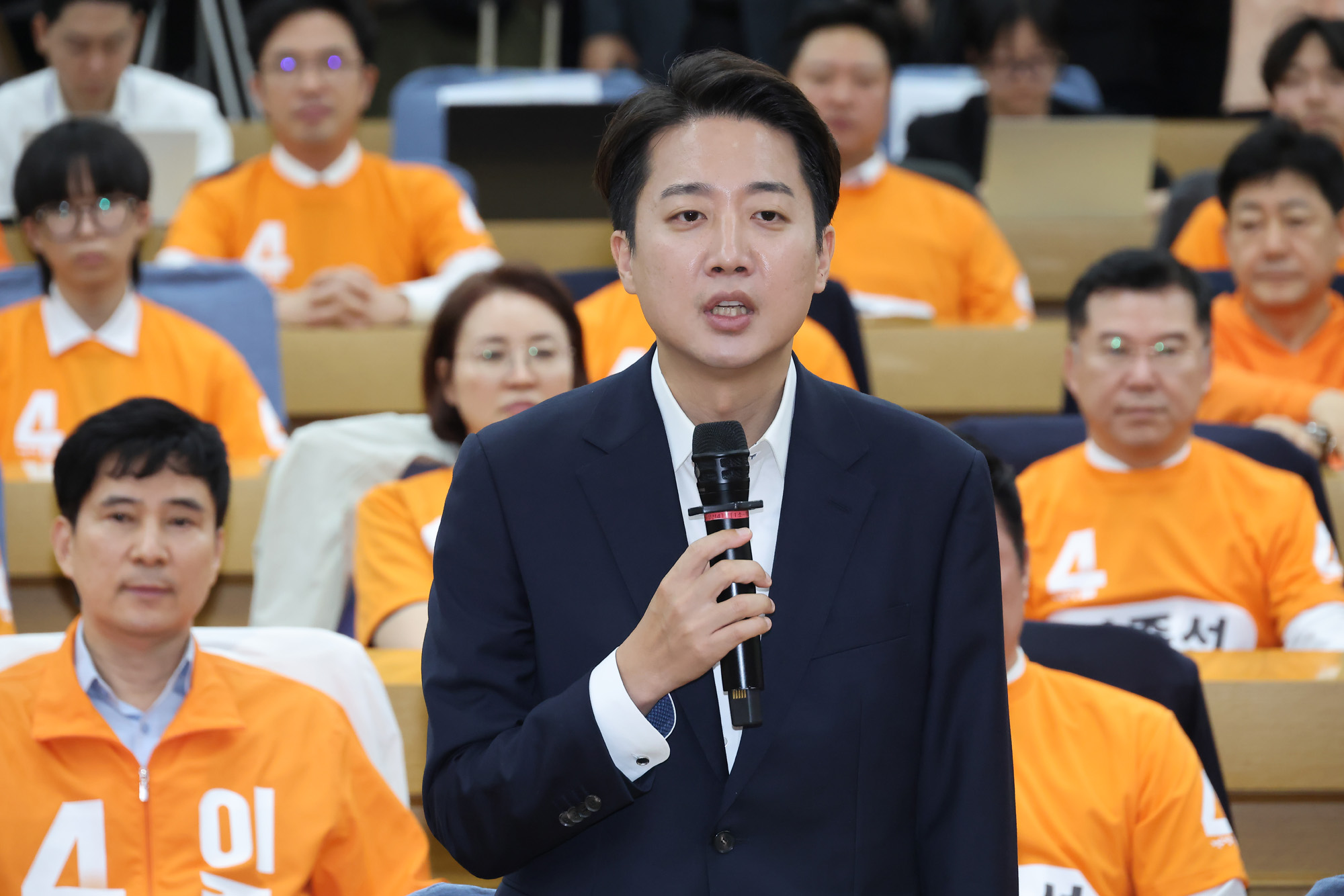 제21대 대통령 선거 개혁신당 개표 상황실