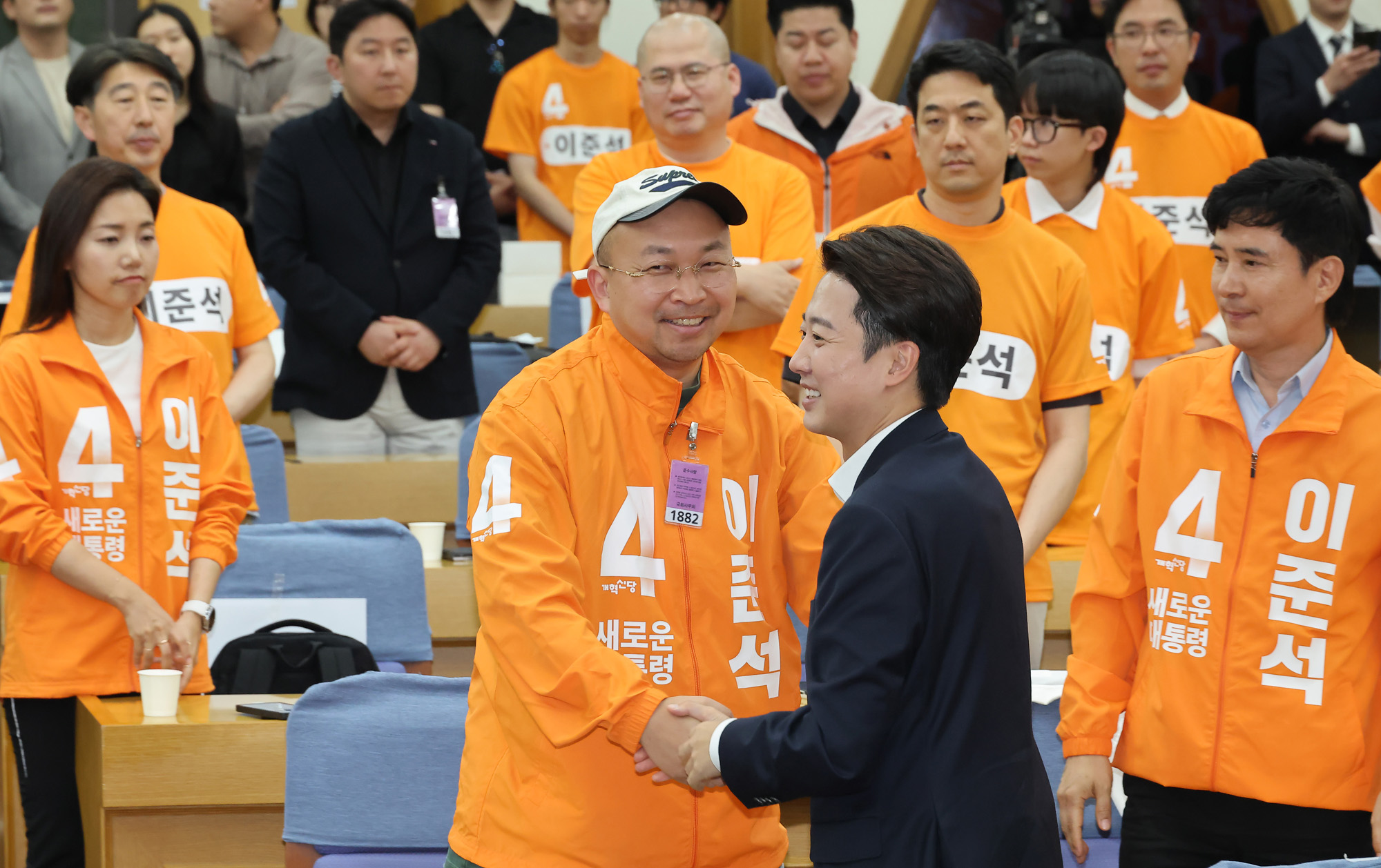제21대 대통령 선거 개혁신당 개표 상황실