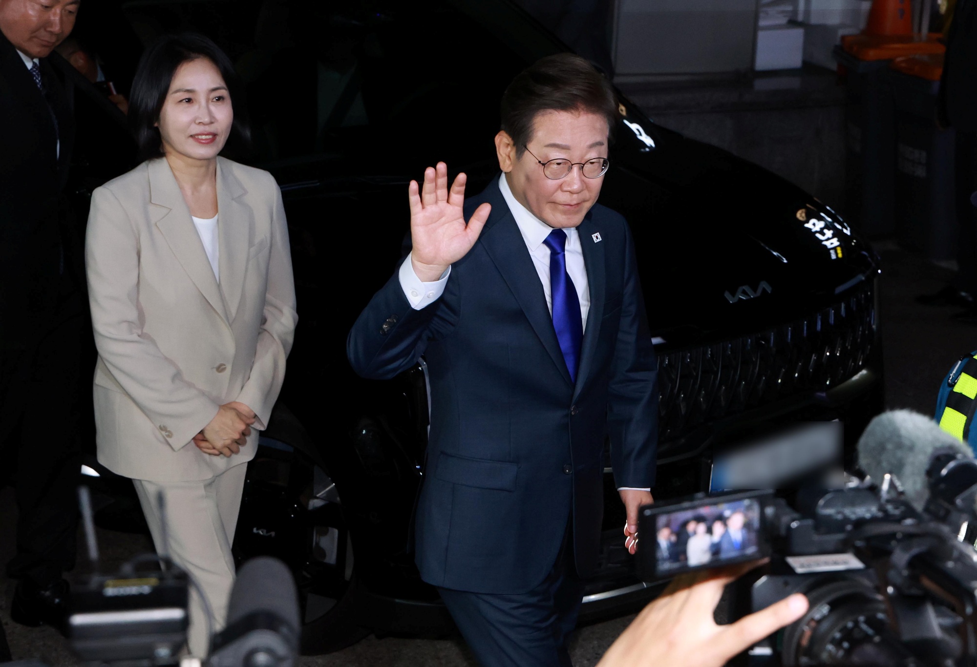 21대대통령선거;이재명;당선;확정;당사