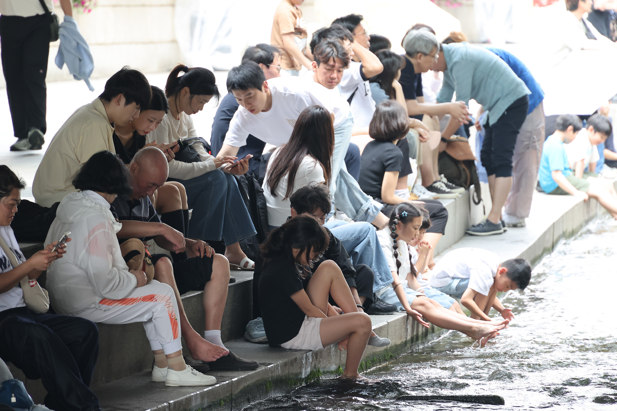 더위스케치 광화문 청계천