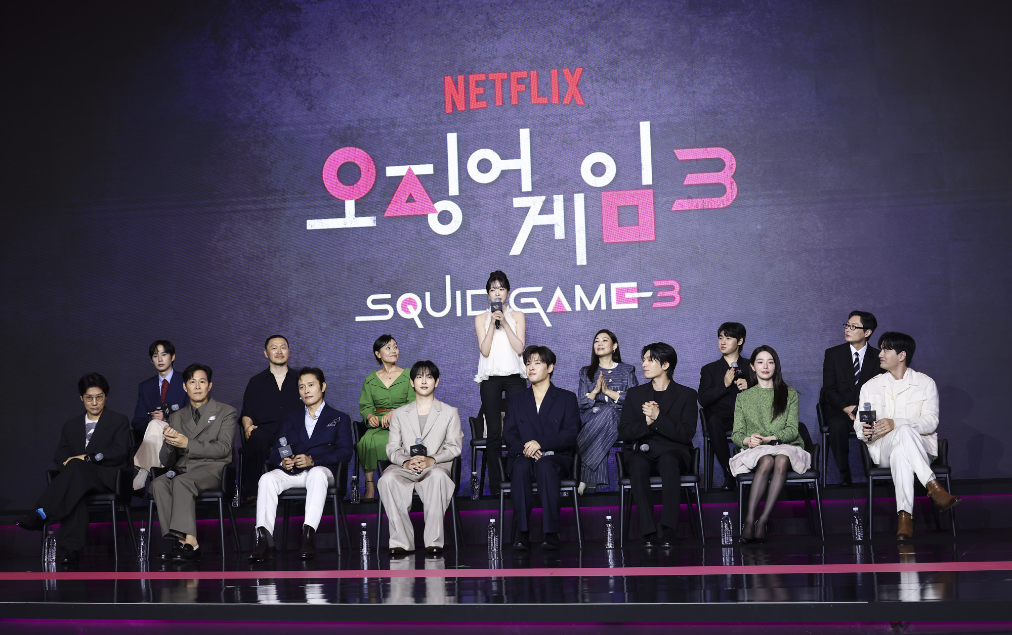 오징어게임;넷플릭스;어징어게임시즌3;오징어게임제작발표회