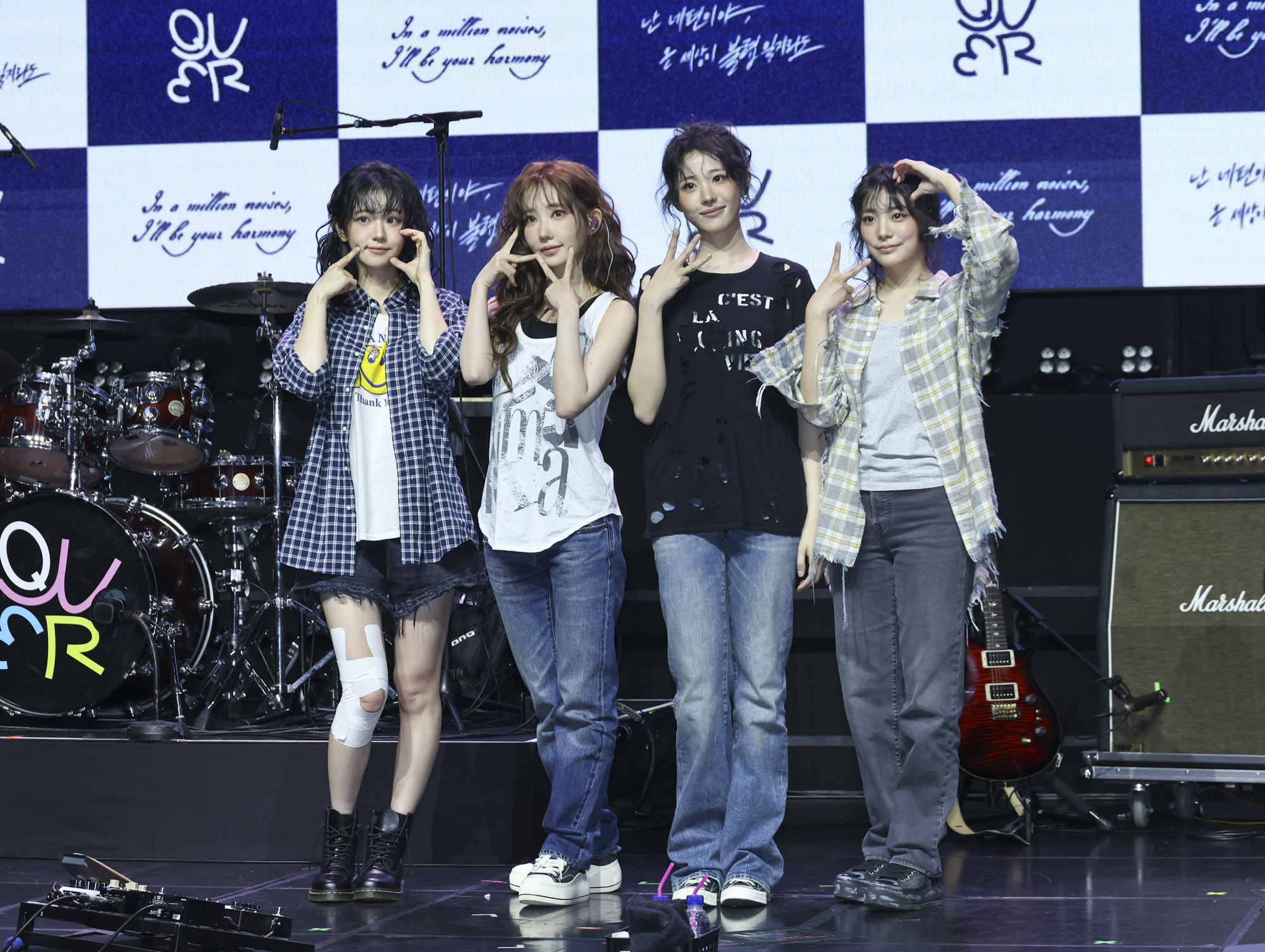 QWER;걸밴드;쇼케이스;큐더블유이알;가수