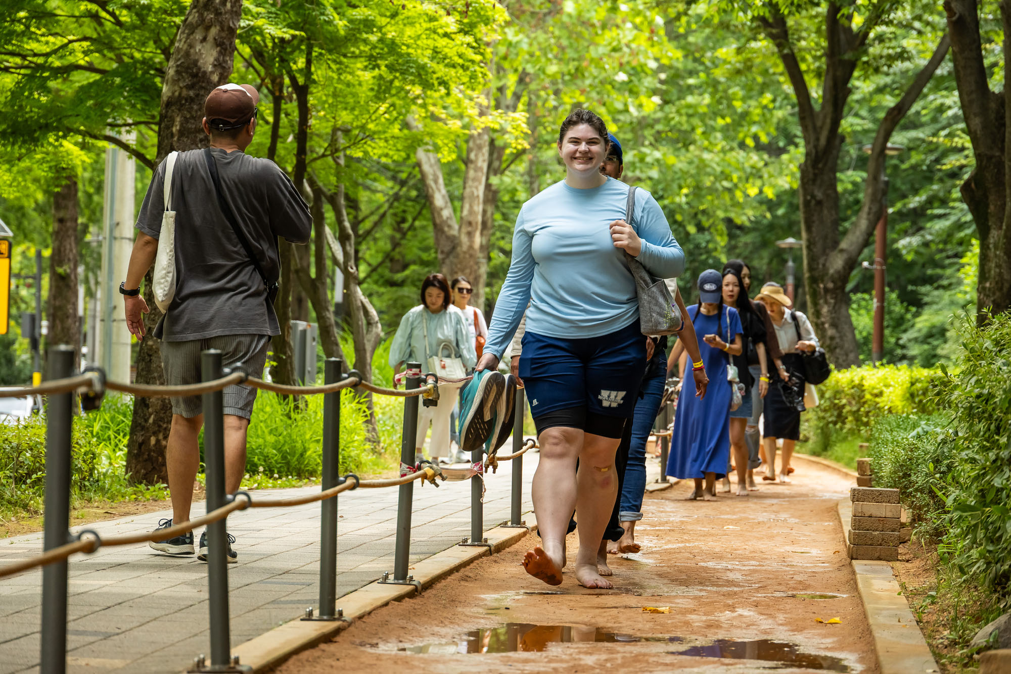 행사;강남구청;우먼센스;강남유닉투어;양재천황톳길피크닉;황토길맨발걷기;뷰티클래스;강남유닉투어양재천 황톳길피크닉;우먼센스K퀸
