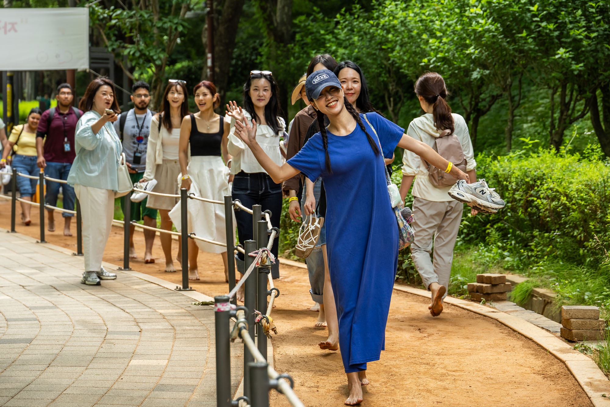 행사;강남구청;우먼센스;강남유닉투어;양재천황톳길피크닉;황토길맨발걷기;뷰티클래스;강남유닉투어양재천 황톳길피크닉;우먼센스K퀸