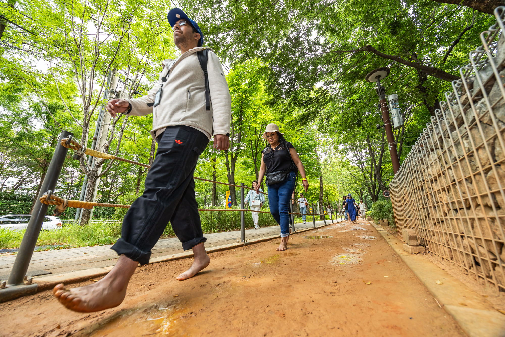 행사;강남구청;우먼센스;강남유닉투어;양재천황톳길피크닉;황토길맨발걷기;뷰티클래스;강남유닉투어양재천 황톳길피크닉;우먼센스K퀸