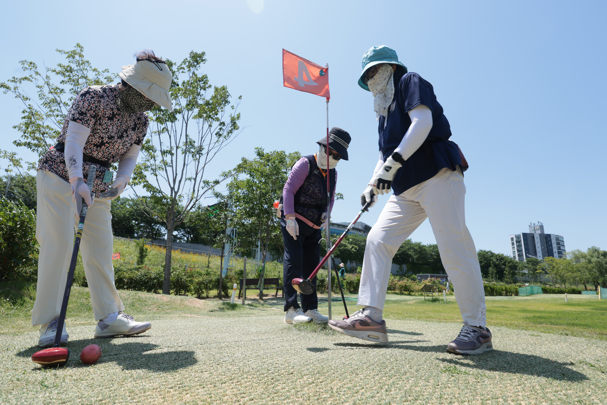 사회;노인;초고령사회;노인;파크골프