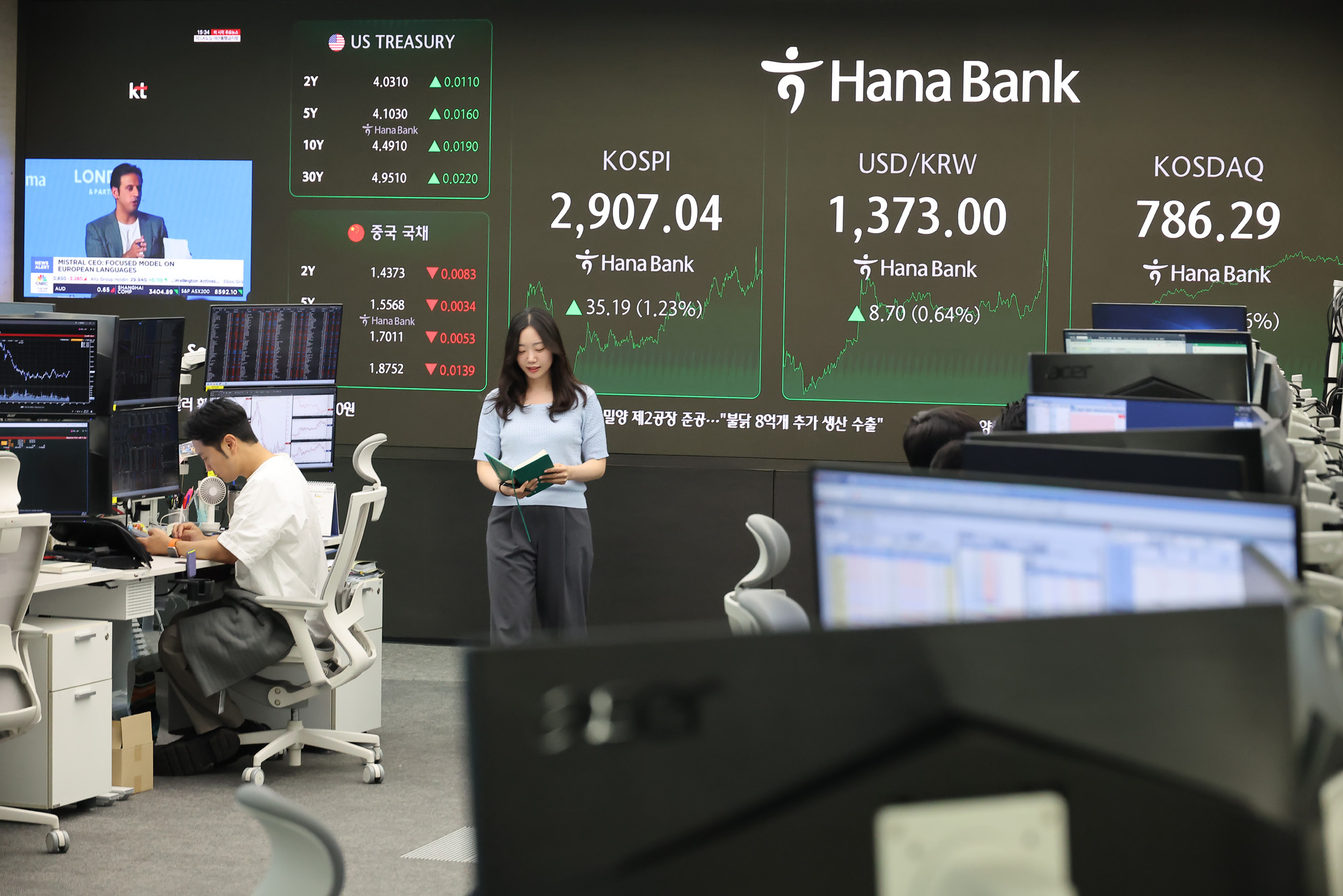 하나은행 딜링룸