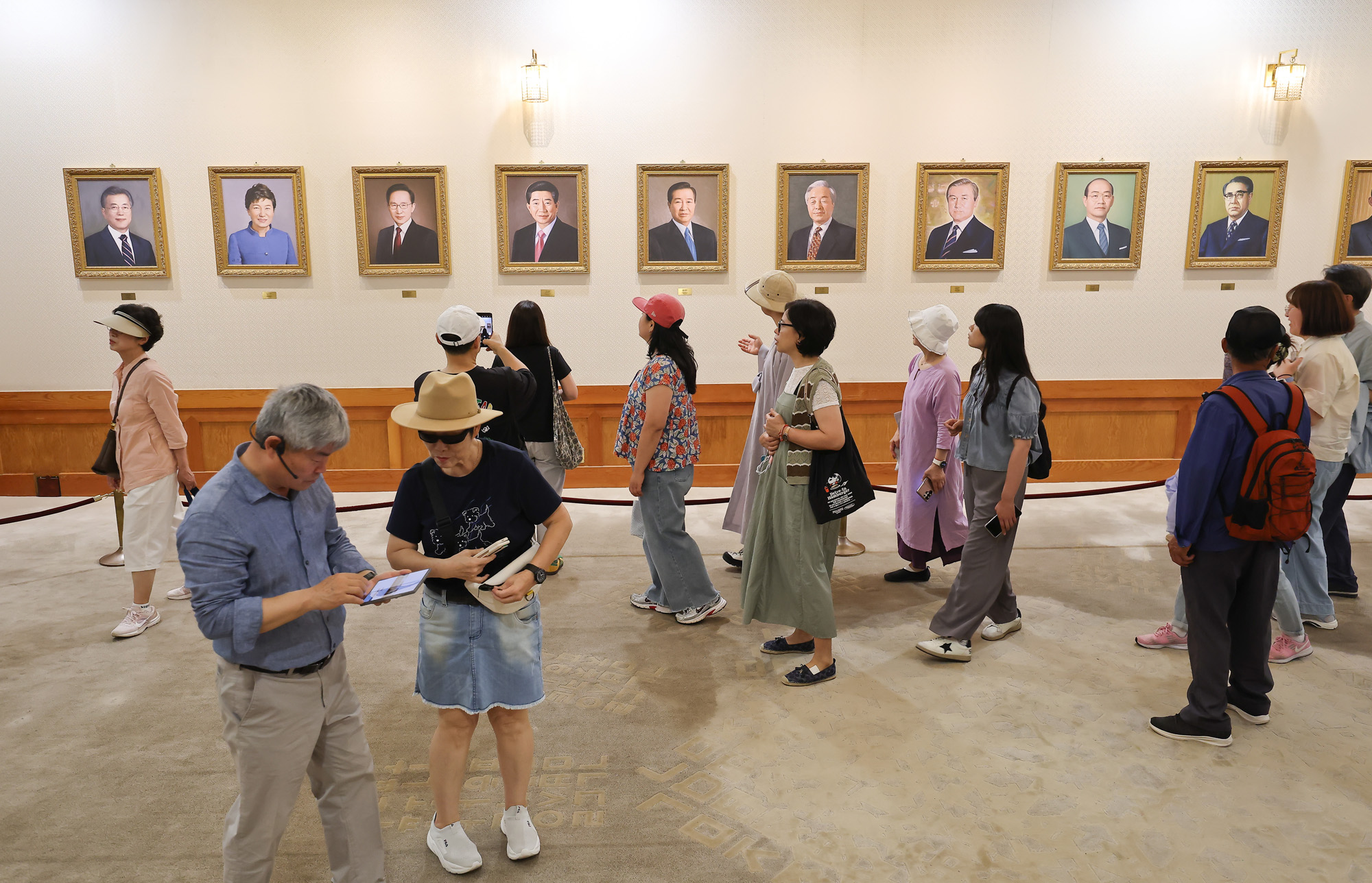 청와대;본관;관람