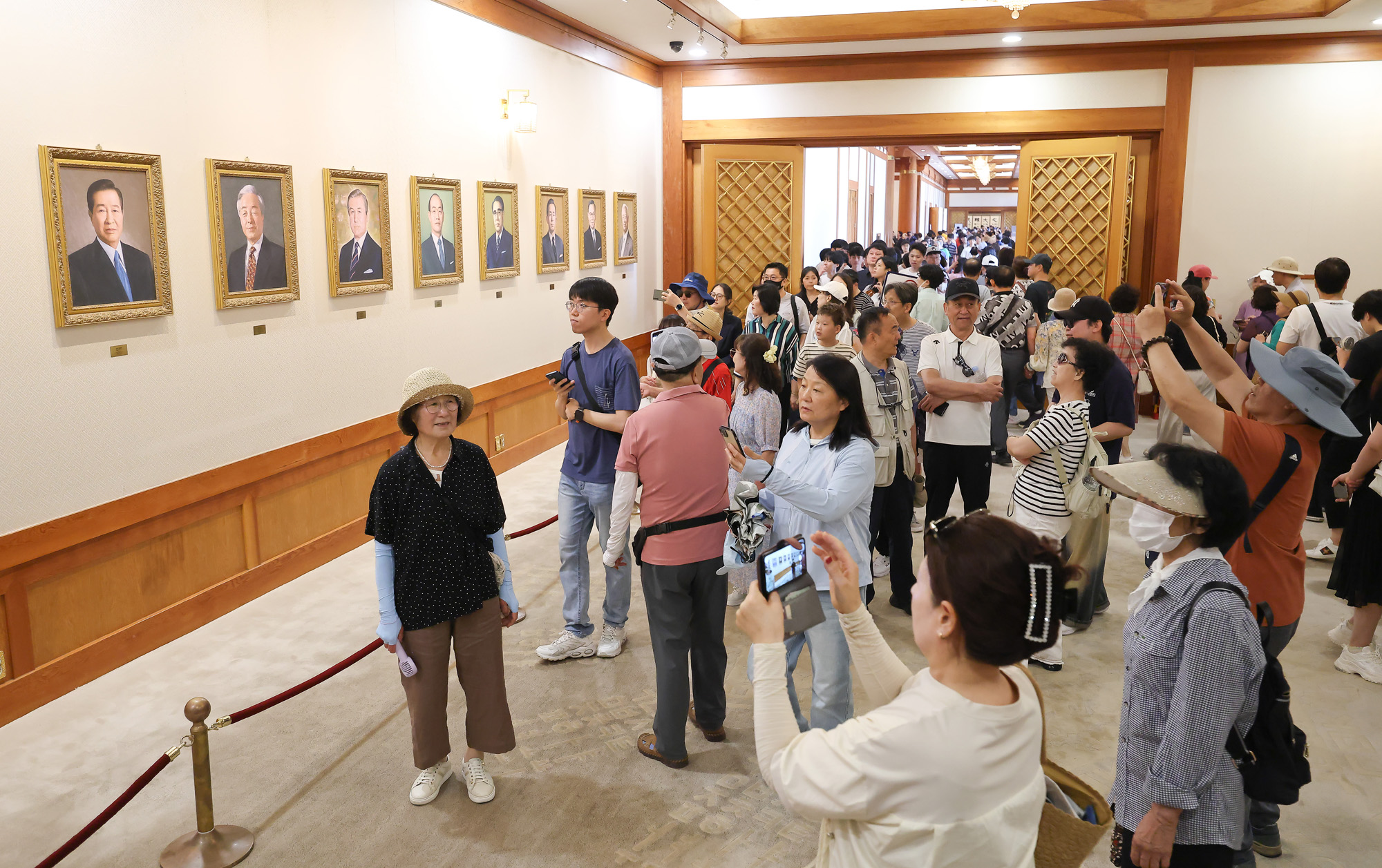 청와대;본관;관람