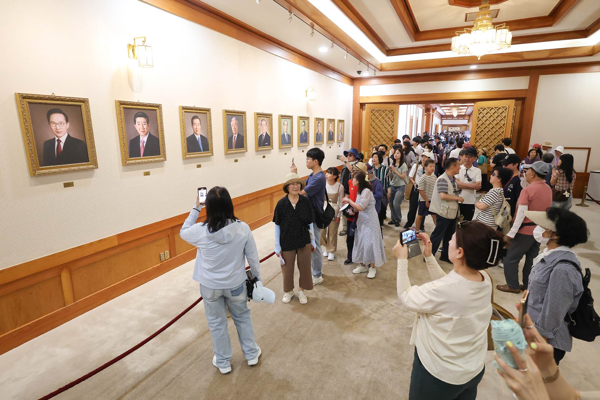 청와대;본관;관람