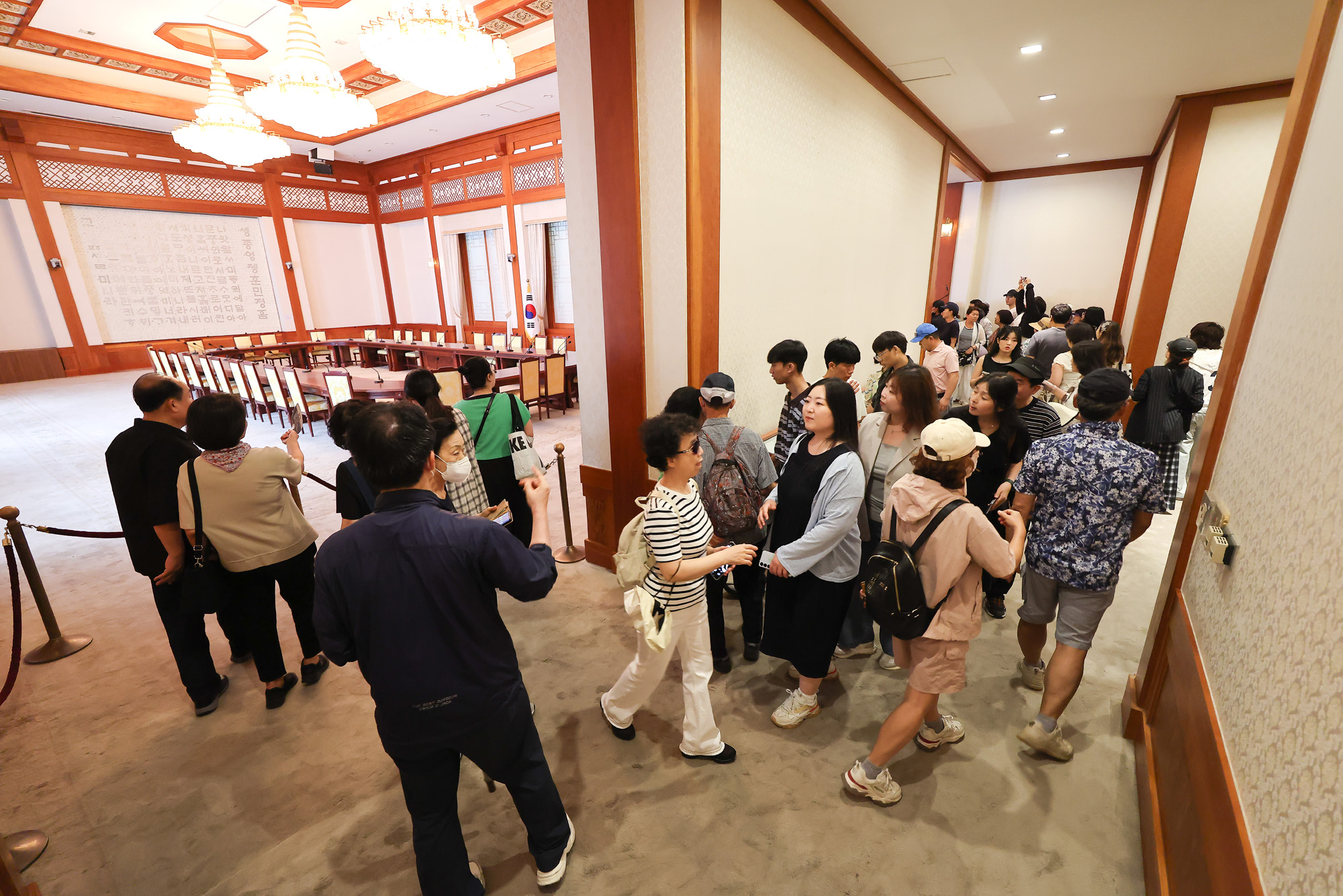 청와대;본관;관람