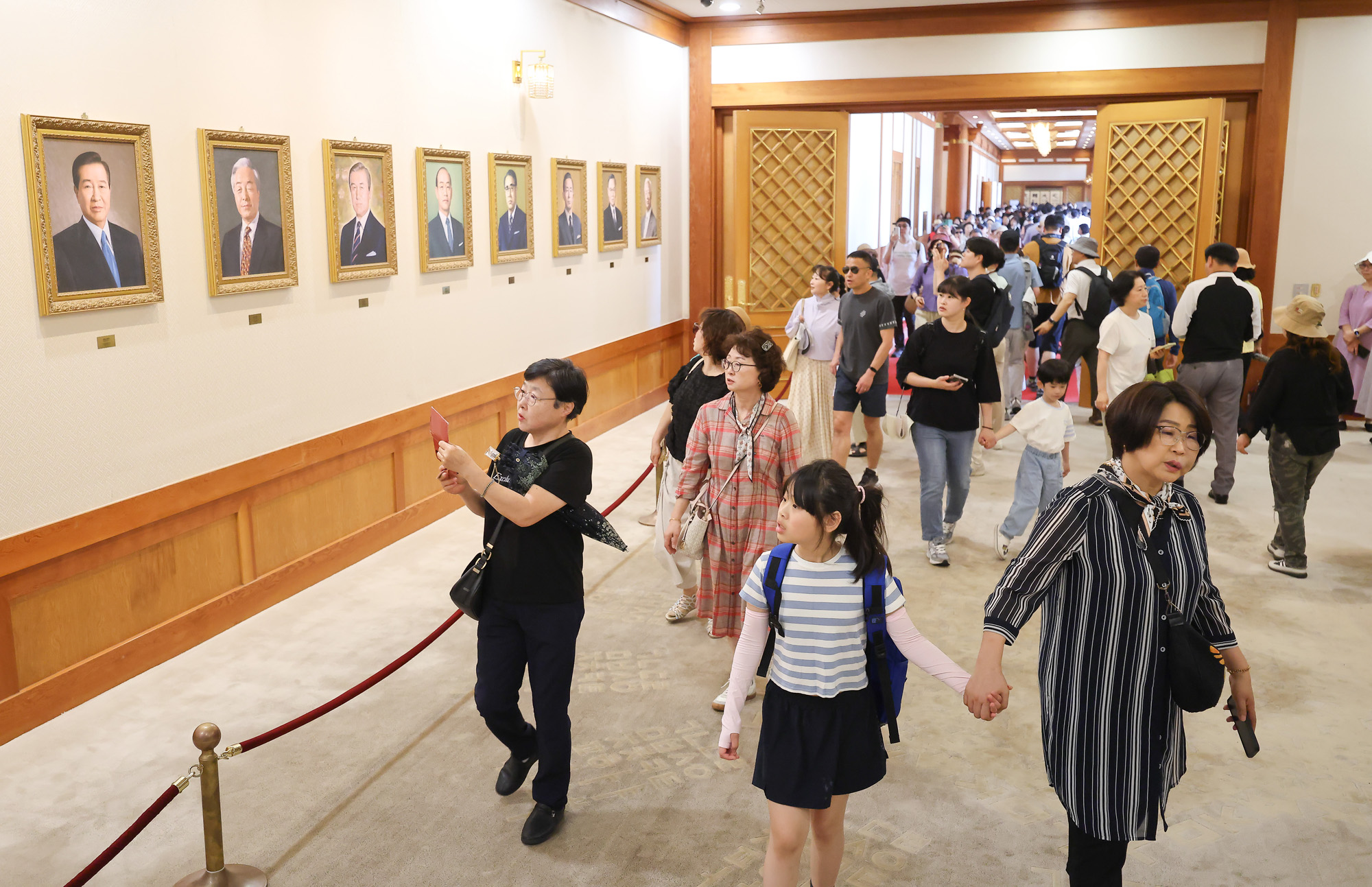 청와대;본관;관람