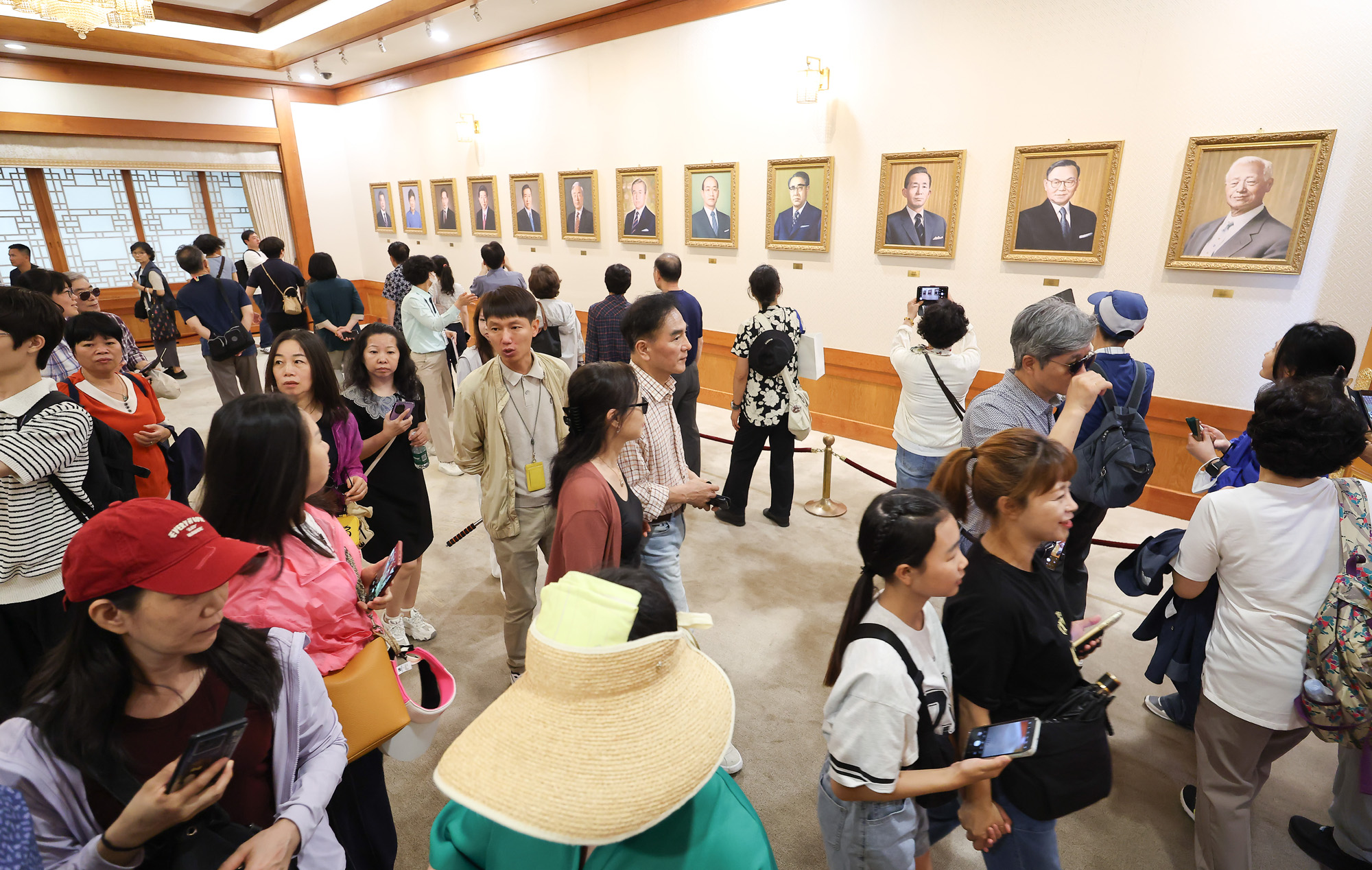 청와대;본관;관람