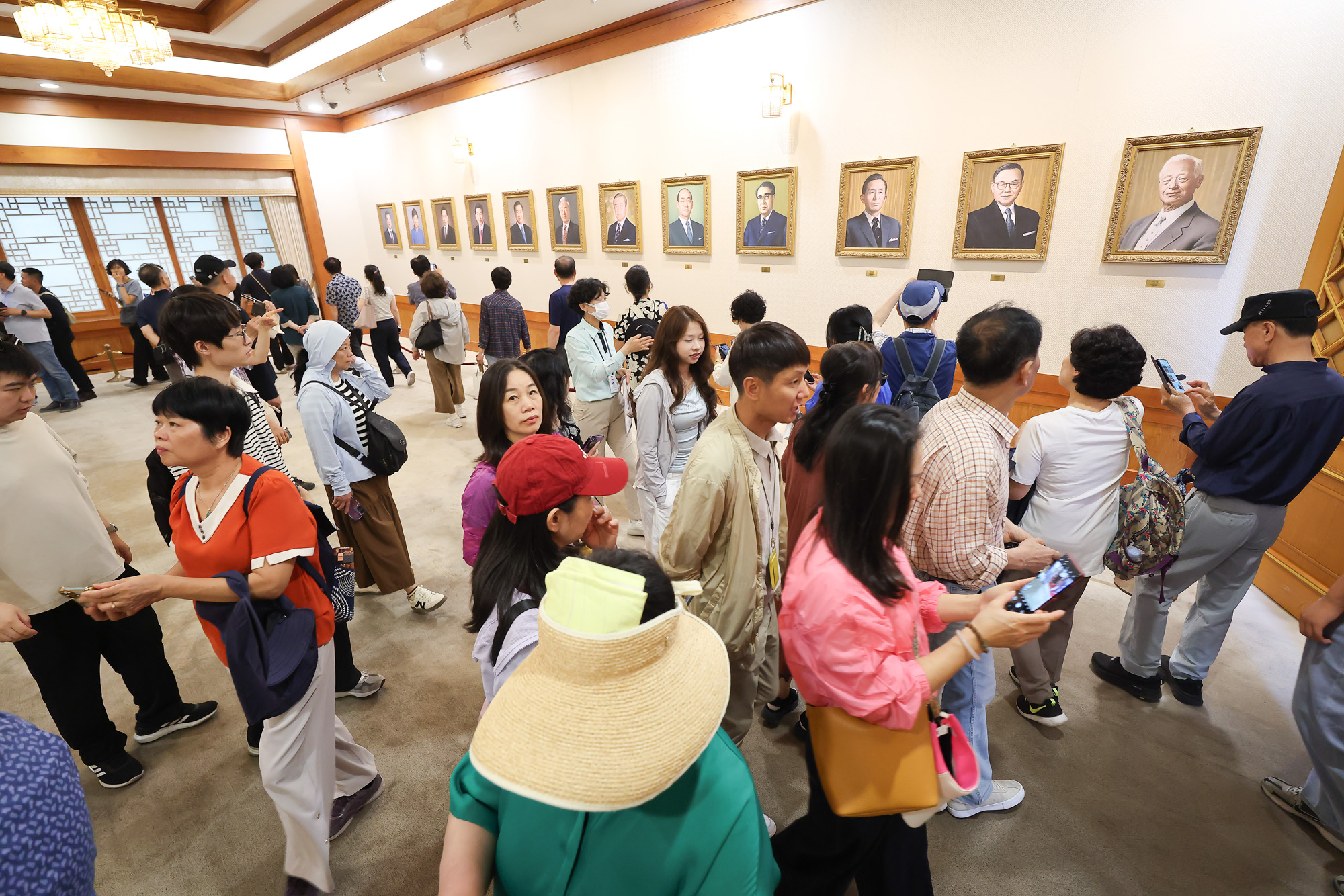 청와대;본관;관람