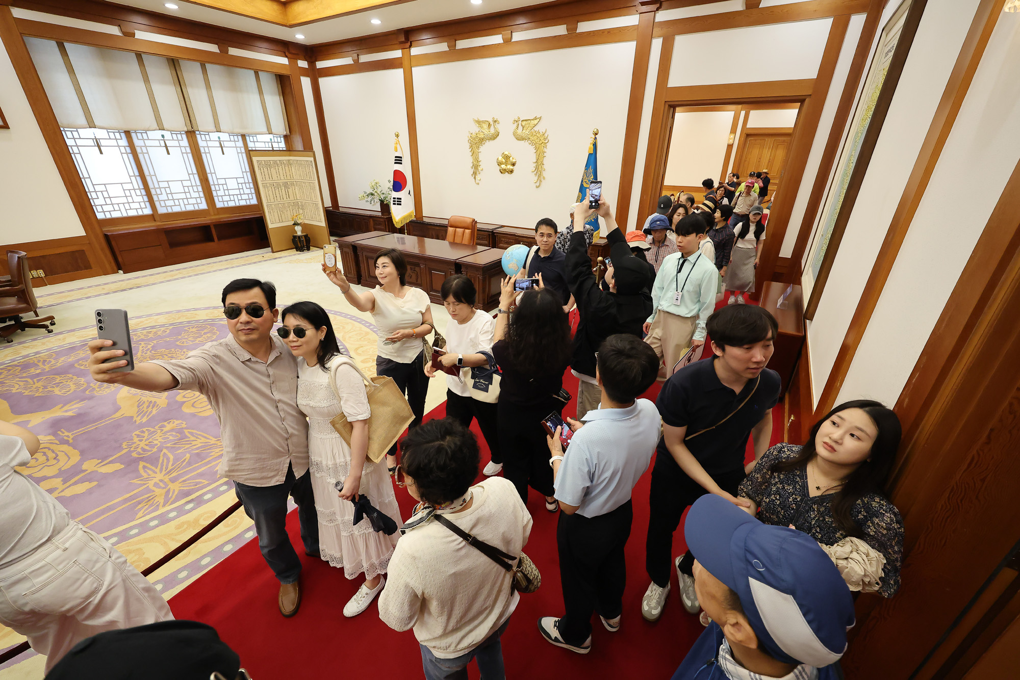 청와대;본관;관람