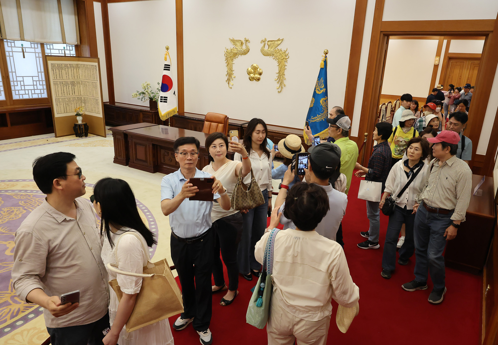 청와대;본관;관람