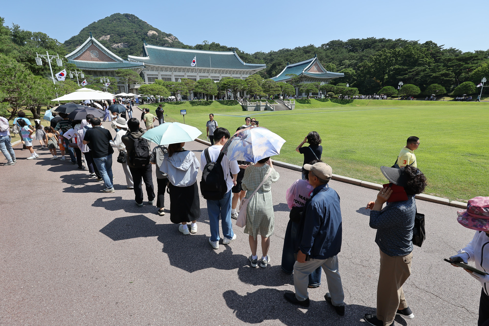 청와대;본관;관람