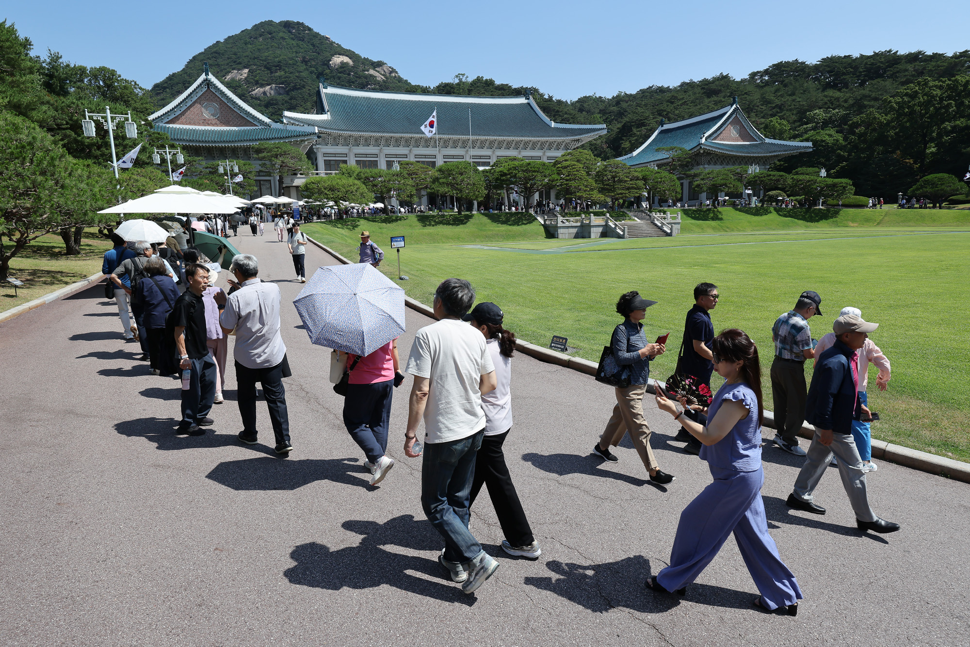 청와대;본관;관람