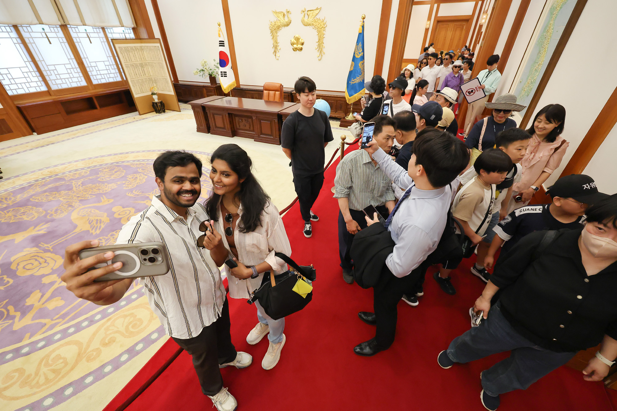 청와대;본관;관람