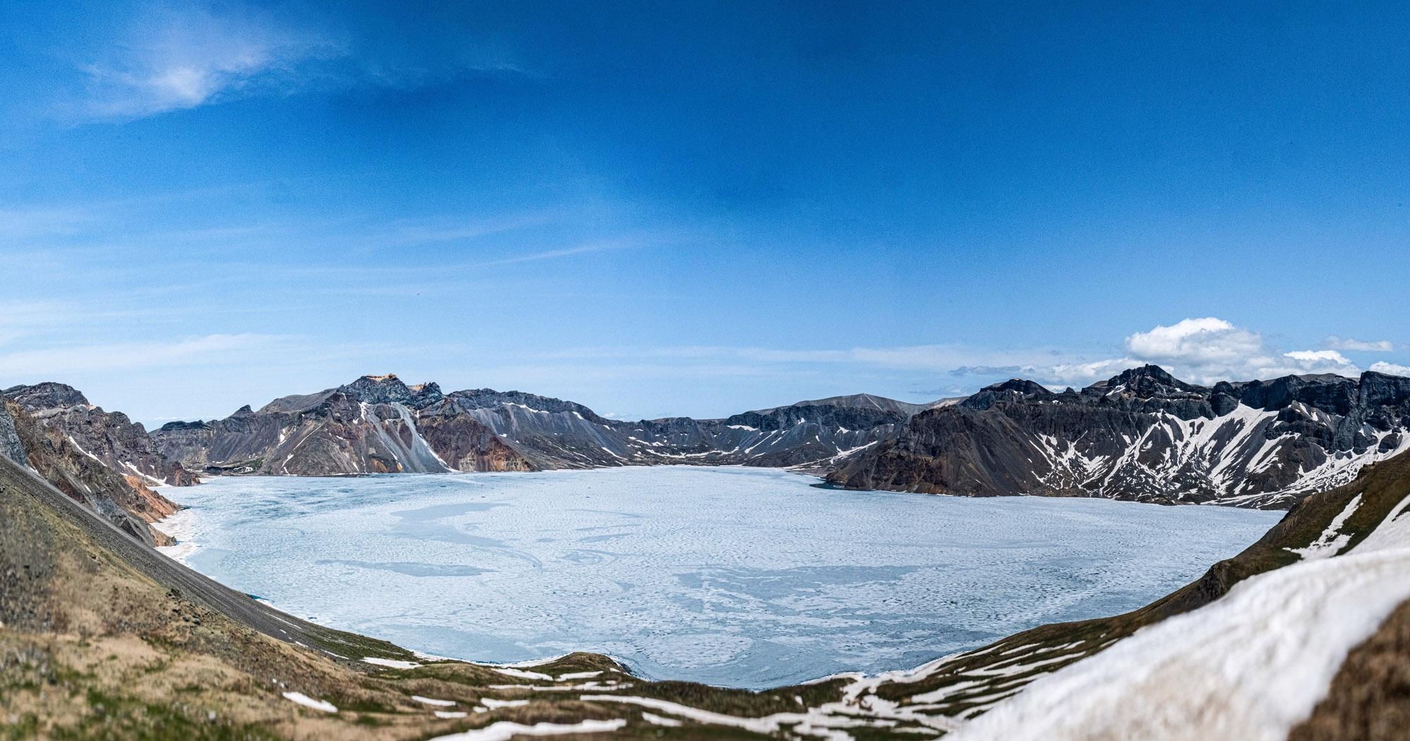 중국;연변;백두산;가마;천지;백두산서파