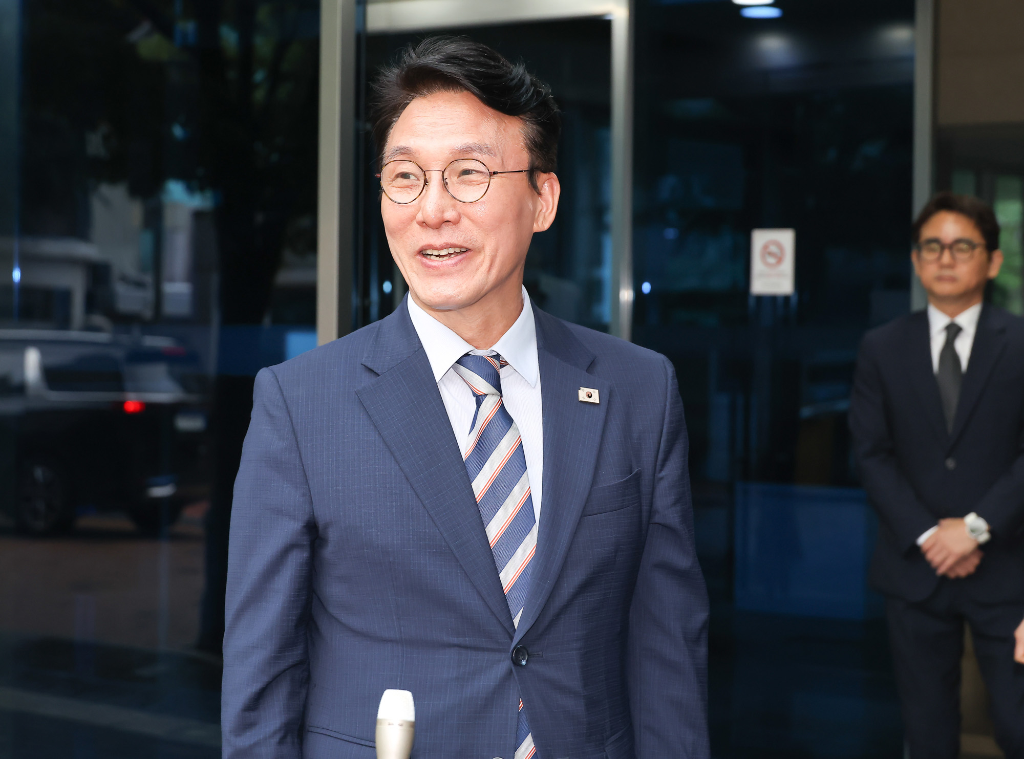 김민석 총리 후보자 등청