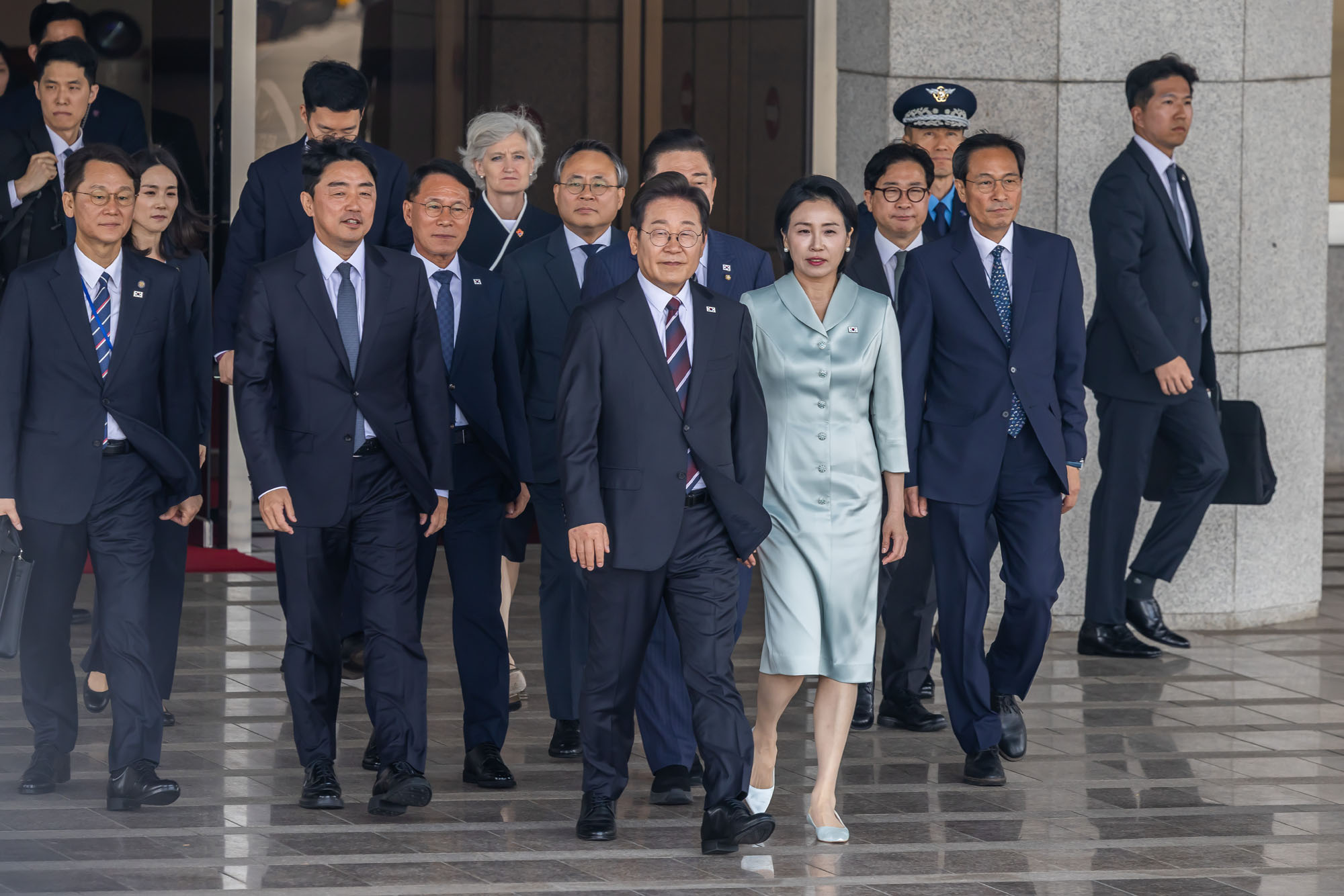 정치;정부;이재명정부;이재명대통령;이재명G7정상회의참석;주요7개국정상회의;공군1호기;김혜경여사;이재명대통령해외방문;캐나다G7정상회의