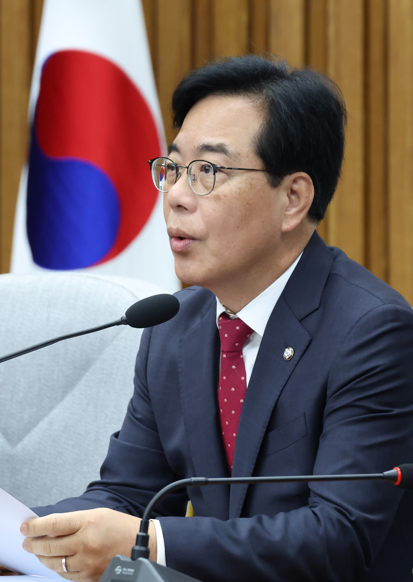 정치;국회;원내대책회의;송언석 원내대표