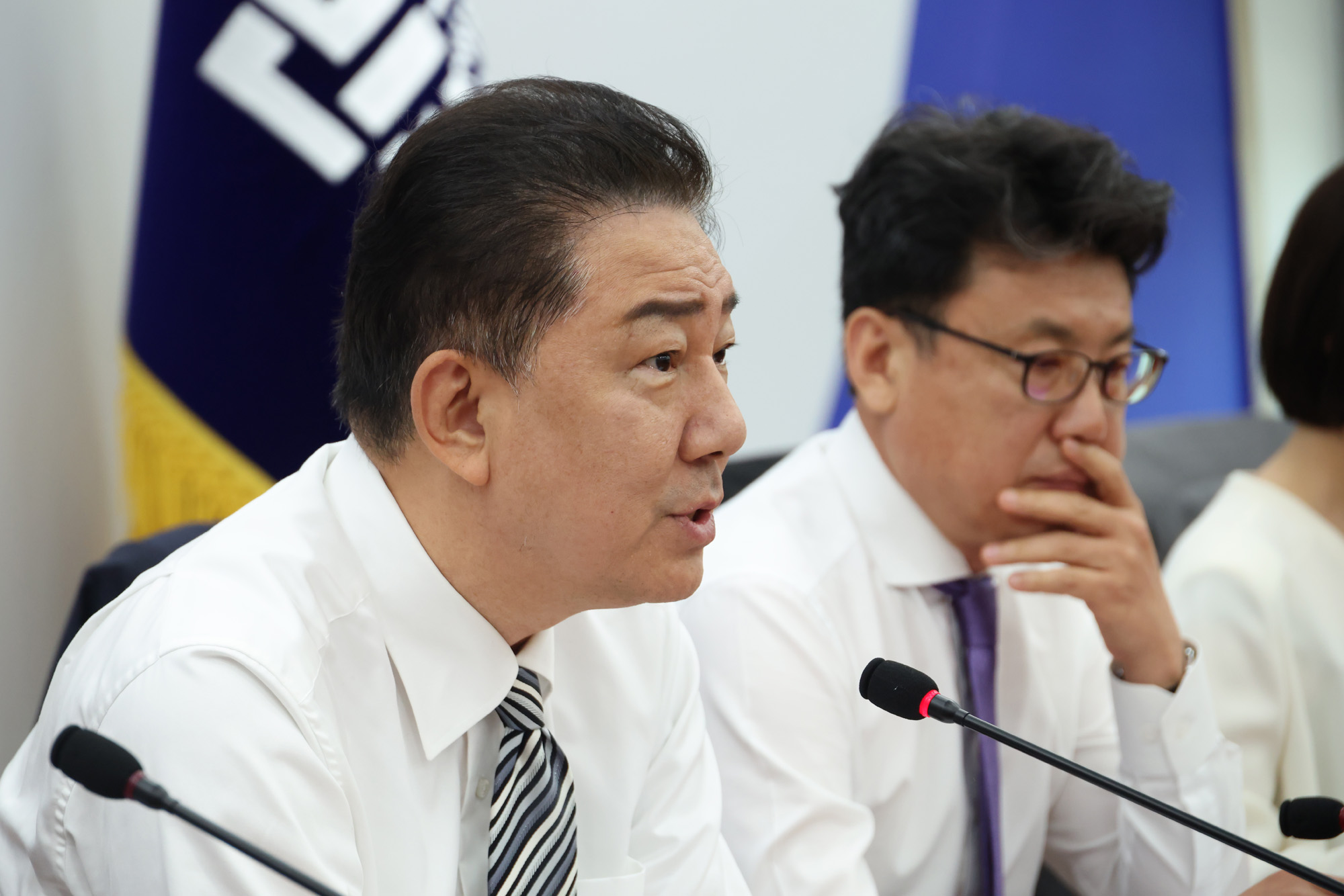 정치;국회;원내대책회의;김병기 원내대표