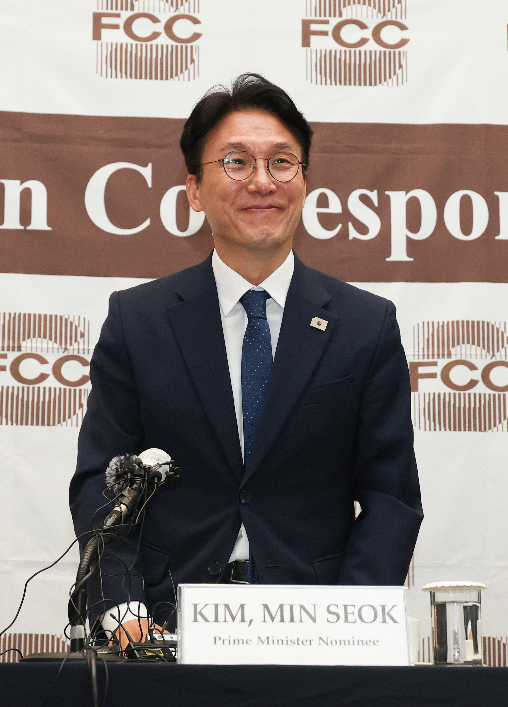 김민석 외신기자 국무총리