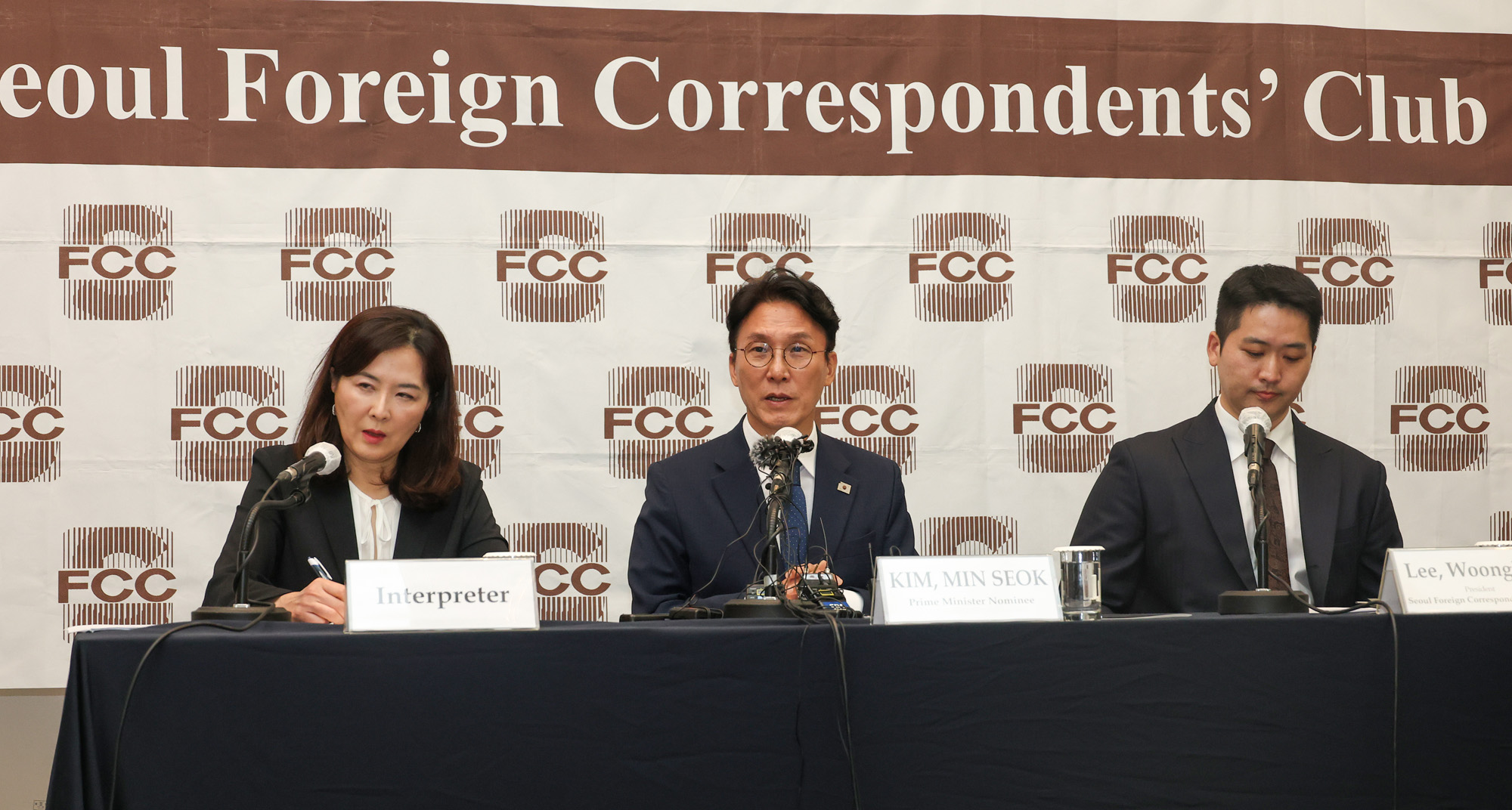 김민석 외신기자 국무총리